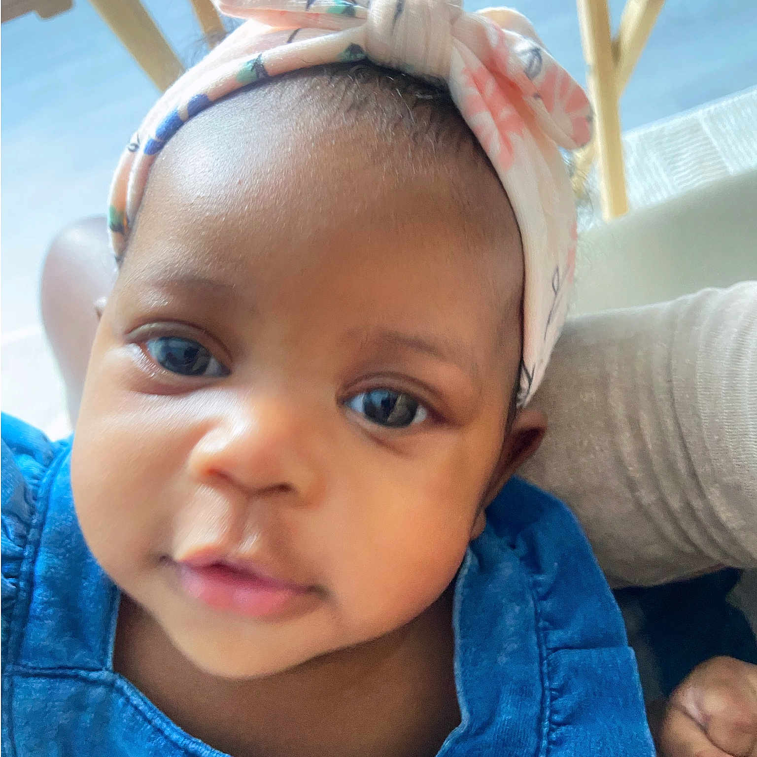 Marley is registered to the contest to win money with this photo: accessories, baby, baseballcap, cap, clothing, coat, earring, face, happy, hat, head, headband, jacket, jeans, jewelry, pants, person, photography, portrait, smile