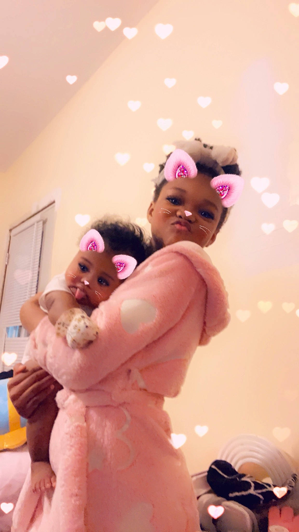 Kamariyanna is registered to the contest to win money with this photo: abdomen, bridal_clothing, child, entertainment, event, eyewear, fashion_design, flooring, formal_wear, fun, fur, gesture, happy, headwear, magenta, peach, performing_arts, person, picture_frame, pink