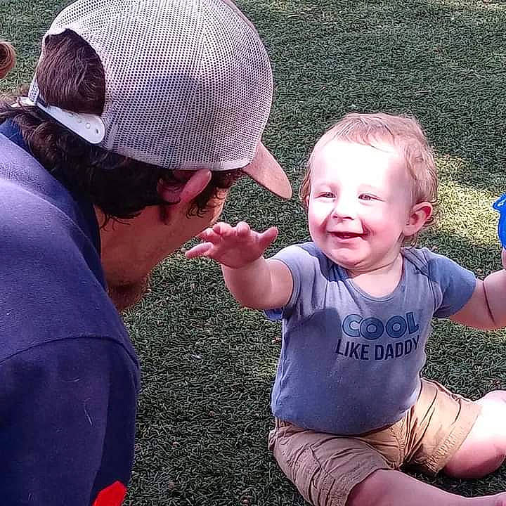 Kaydence joined the competition — help win amazing prizes! baby, baby_toddler_clothing, baseball_cap, cap, child, cool, eyewear, fun, gesture, grass, happy, headgear, human_body, joy, leaf, magenta, people_in_nature, person, pink, smile