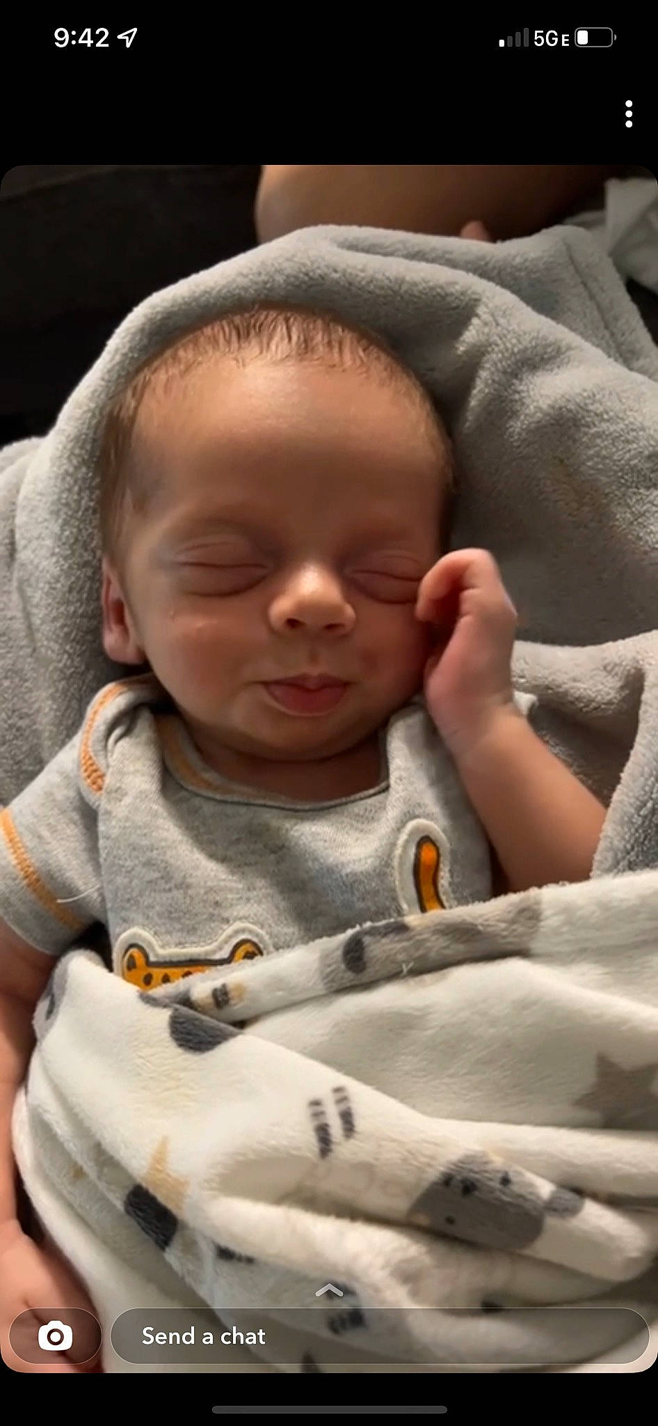 Cayde joined the competition — help win amazing prizes! baby, baby_toddler_clothing, cheek, child, chin, close_up, comfort, ear, eyebrow, face, facial_expression, finger, head, iris, lip, mouth, nose, person, skin, sleeve