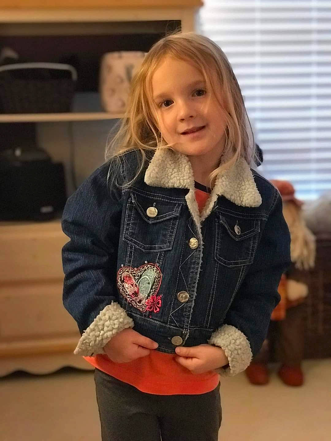 Camillia joined the competition — help win amazing prizes! blond, button, collar, electric_blue, event, face, fashion_accessory, fashion_design, fun, hair, hairstyle, happy, iris, jewellery, joy, necklace, person, sleeve, smile, toddler