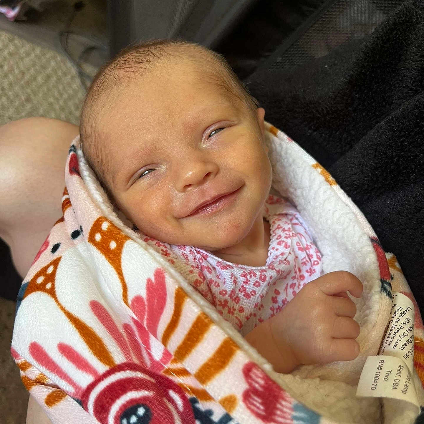 Paizley joined the competition — help win amazing prizes! accessories, baby, babylaughing, blanket, cushion, earring, face, happy, head, homedecor, newborn, person, photography, portrait, quilt, skin, sleeping, smile, tattoo, towel