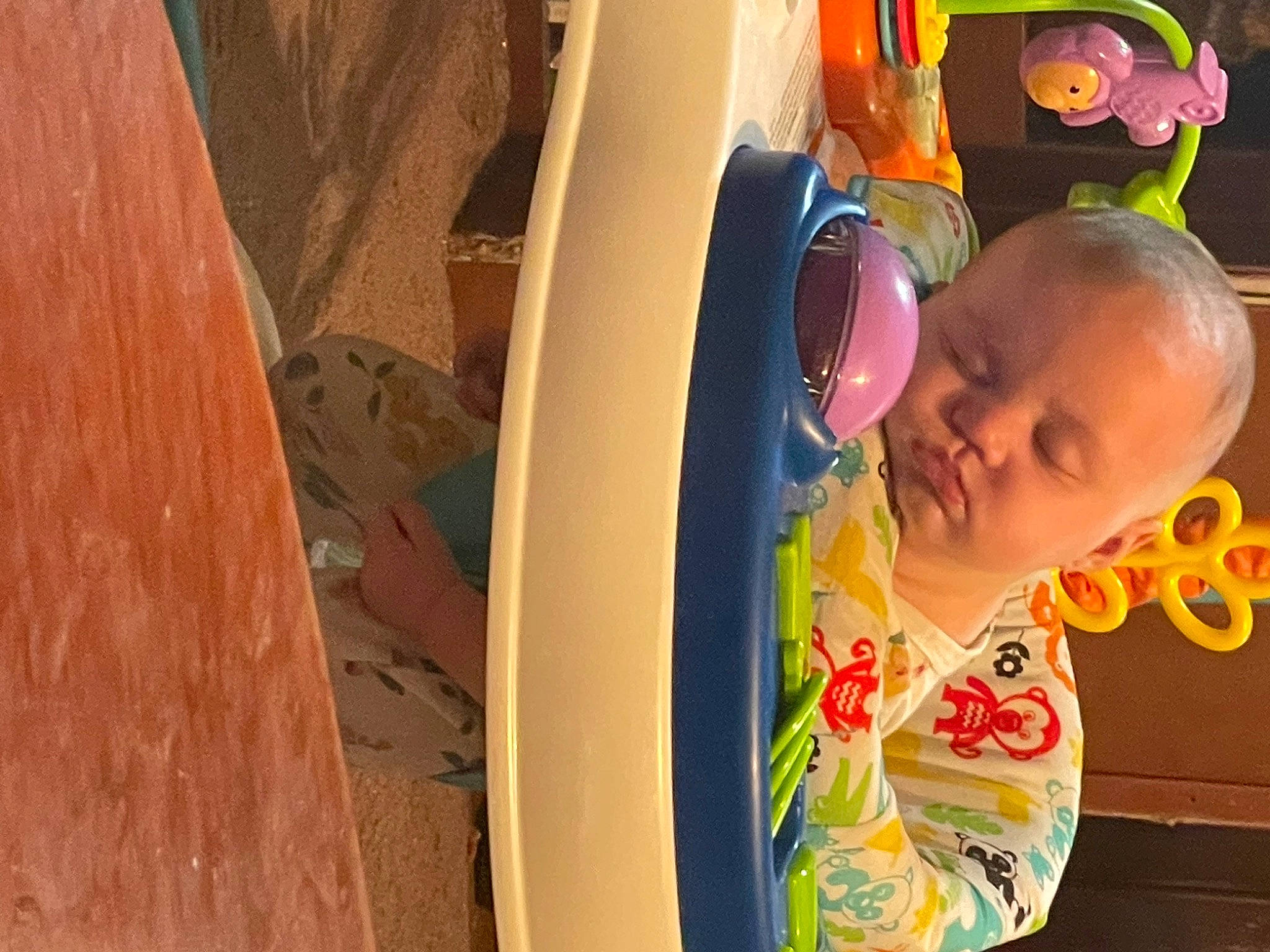 Octavia joined the competition — help win amazing prizes! baby, baby_products, baby_toddler_clothing, child, flooring, fun, happy, hardwood, leisure, lumber, pattern, person, play, plywood, room, sitting, sunglasses, toddler, visual_arts, wood