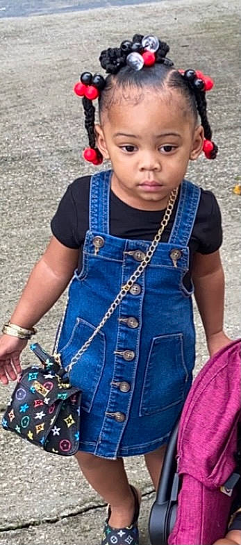 Myka joined the competition — help win amazing prizes! child, cool, denim, dress, electric_blue, face, fashion, jewellery, magenta, neck, necklace, pattern, person, photograph, pink, skin, sleeve, street_fashion, t_shirt, toddler