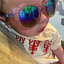 Liliana Rose joined the competition — help win amazing prizes! accessory, baby, casual, checkered_pants, child, closeup, cream, cute, face, fashion, glitter, hand, holding, indoor, lobster_print, person, red, reflection, shirt, sunglasses