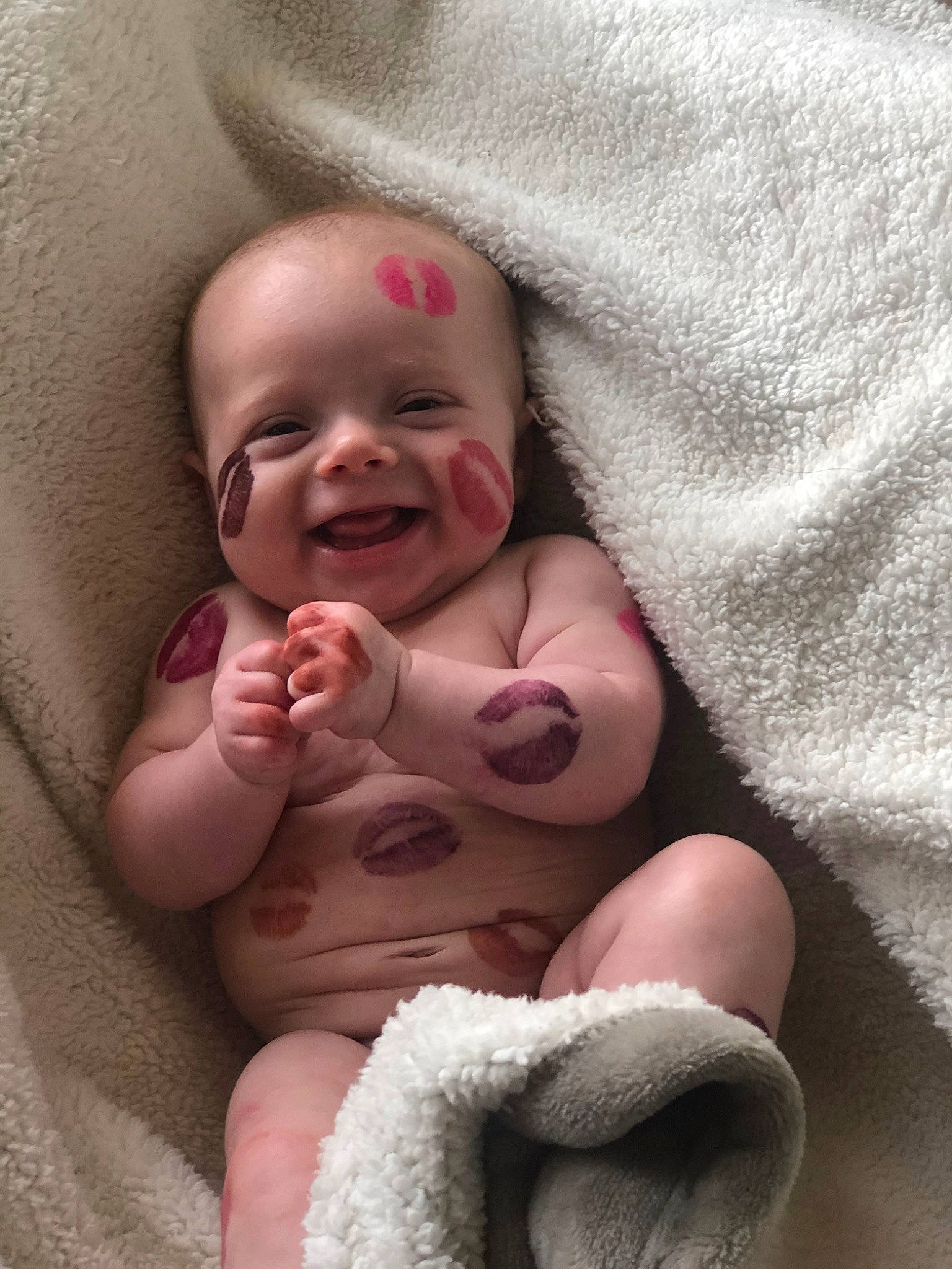 Libby is registered to the contest to win money with this photo: baby, baby_sleeping, child, facial_expression, finger, hand, joy, mouth, nose, person, pink, skin