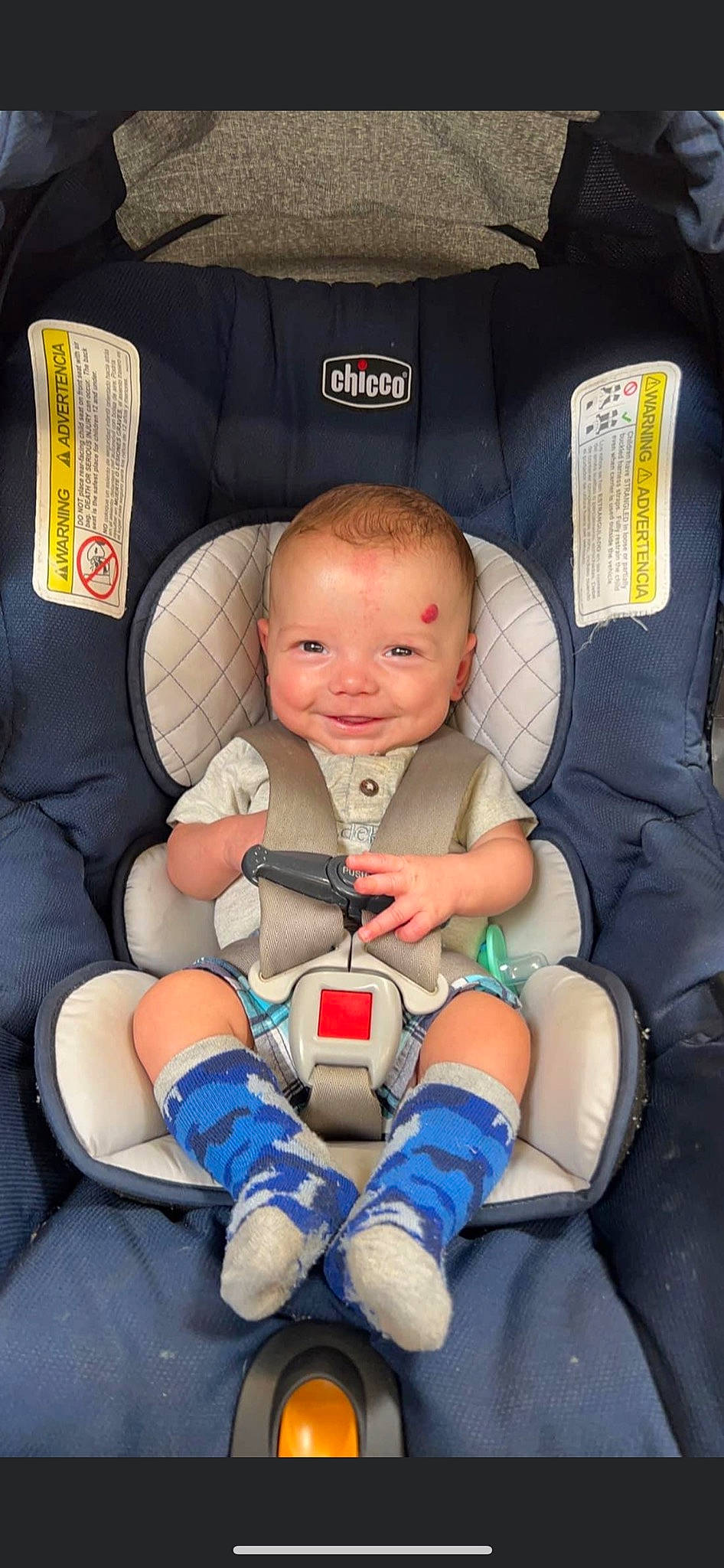 Ledger joined the competition — help win amazing prizes! armrest, auto_part, baby, baby_products, baby_toddler_clothing, car_seat, chair, child, comfort, head_restraint, joy, knee, lap, person, personal_protective_equipment, seat_belt, sitting, smile, thigh, thumb