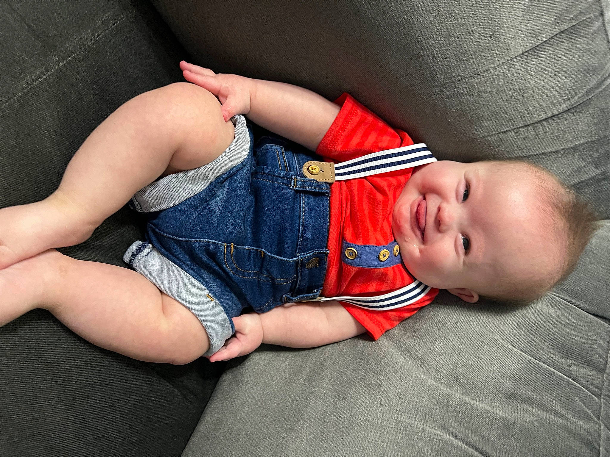 Roberto joined the competition — help win amazing prizes! baby, baby_toddler_clothing, comfort, couch, denim, elbow, eye, finger, flash_photography, hand, human, human_body, joint, knee, leg, muscle, person, skin, textile, thigh