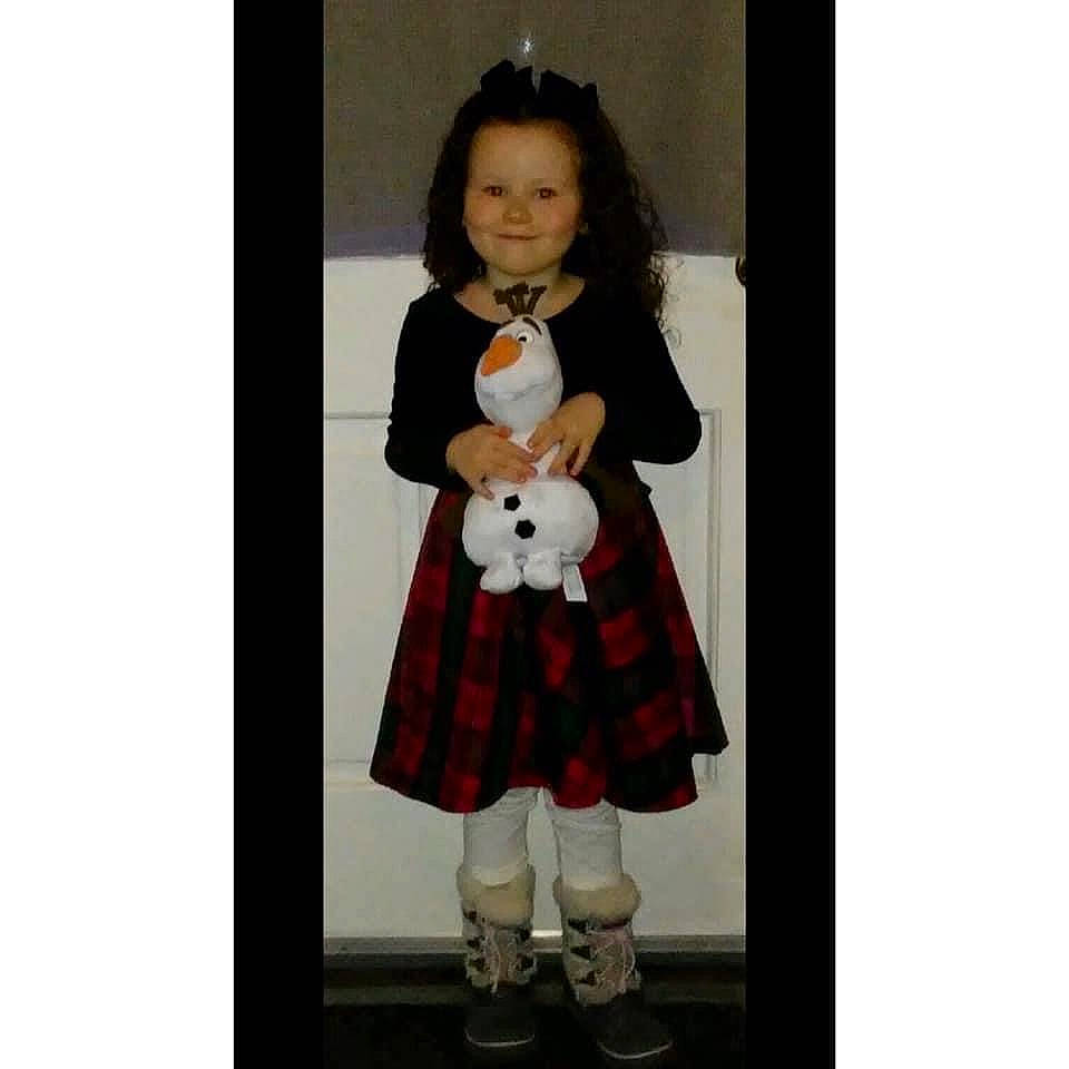 Liana is registered to the contest to win money with this photo: clothing, costume, costume_accessory, costume_design, day_dress, doll, fur, human_body, joy, pattern, person, plush, sleeve, sock, stuffed_toy, teddy_bear, textile, toy, wool