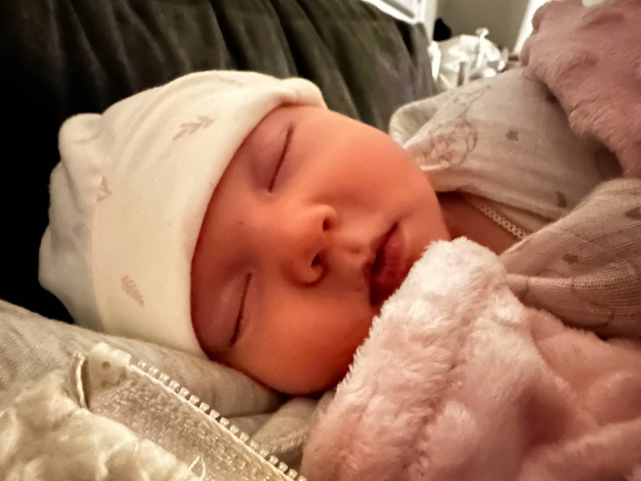 Anastasia is registered to the contest to win money with this photo: baby, baby_sleeping, baby_toddler_clothing, bedtime, cheek, child, close_up, comfort, ear, eyebrow, eyelash, headwear, linens, lip, mouth, nap, nose, person, room, skin