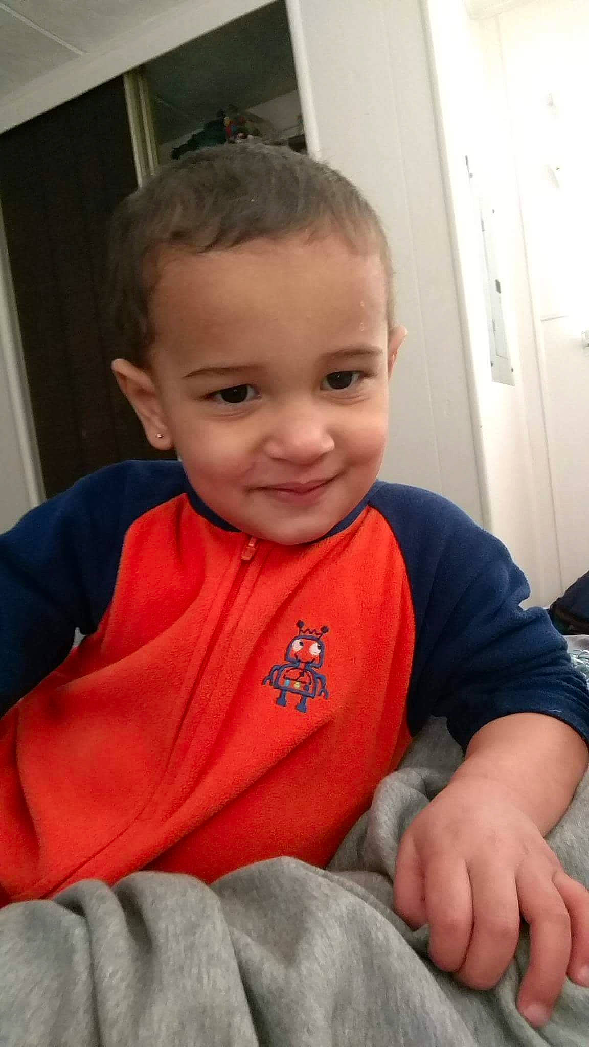 Xavier joined the competition — help win amazing prizes! baby, cheek, child, chin, eye, face, forehead, head, joy, lip, nose, person, sitting, skin, smile, toddler