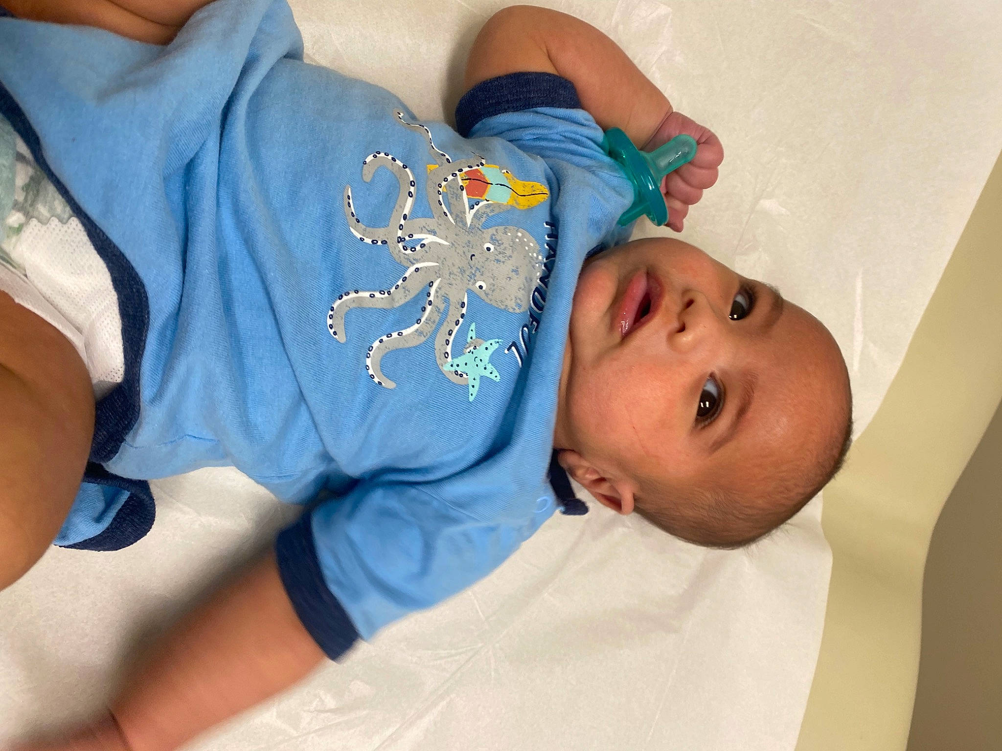 King joined the competition — help win amazing prizes! abdomen, baby, baby_products, baby_sleeping, baby_toddler_clothing, chest, child, comfort, elbow, fashion_accessory, gesture, happy, hat, linens, mouth, person, room, skin, sleeve, t_shirt