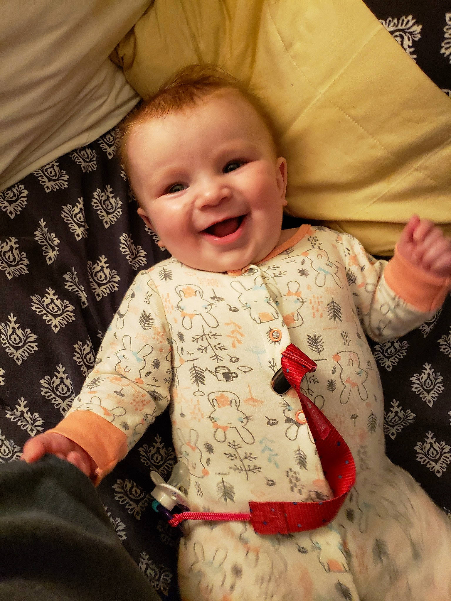 Jillian joined the competition — help win amazing prizes! baby, cheek, child, head, joy, person, sitting, skin, sleeve, smile, toddler