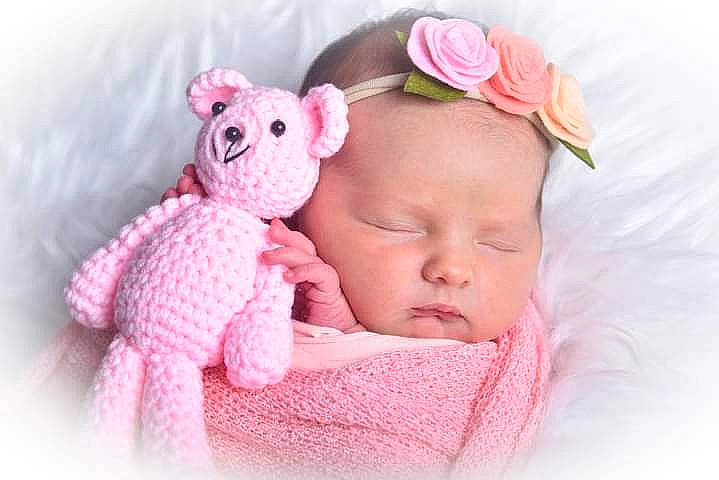 Delilah joined the competition — help win amazing prizes! baby, baby_products, baby_sleeping, baby_toddler_clothing, cap, cheek, comfort, fashion_accessory, happy, headband, linens, lip, magenta, person, pink, product, skin, textile, toddler, toy