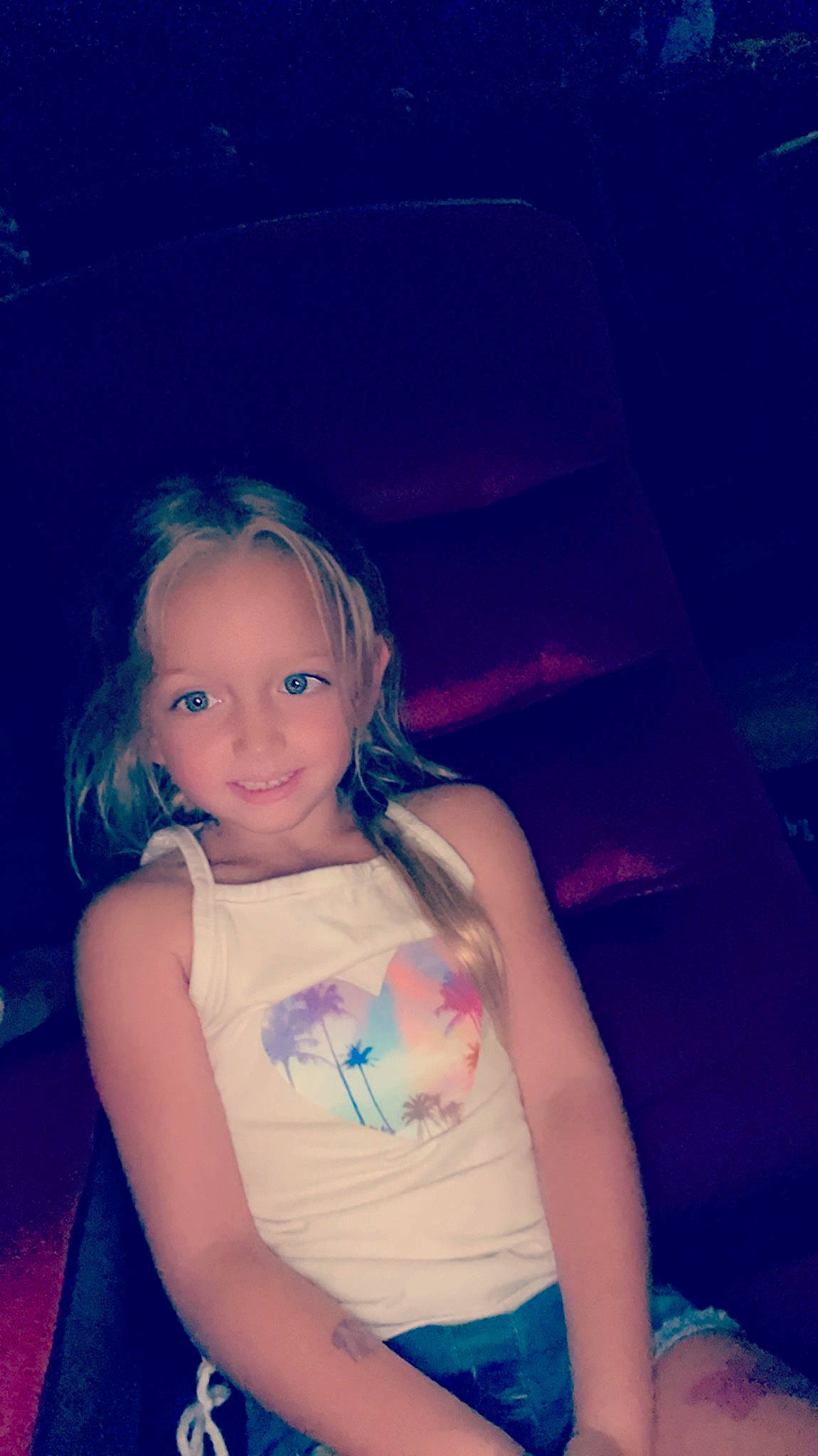 Westlyn is registered to the contest to win money with this photo: abdomen, brown_hair, chest, electric_blue, eyelash, flash_photography, fun, happy, human_leg, iris, joy, lip, long_hair, magenta, person, purple, shoulder, skin, thigh, tints_and_shades