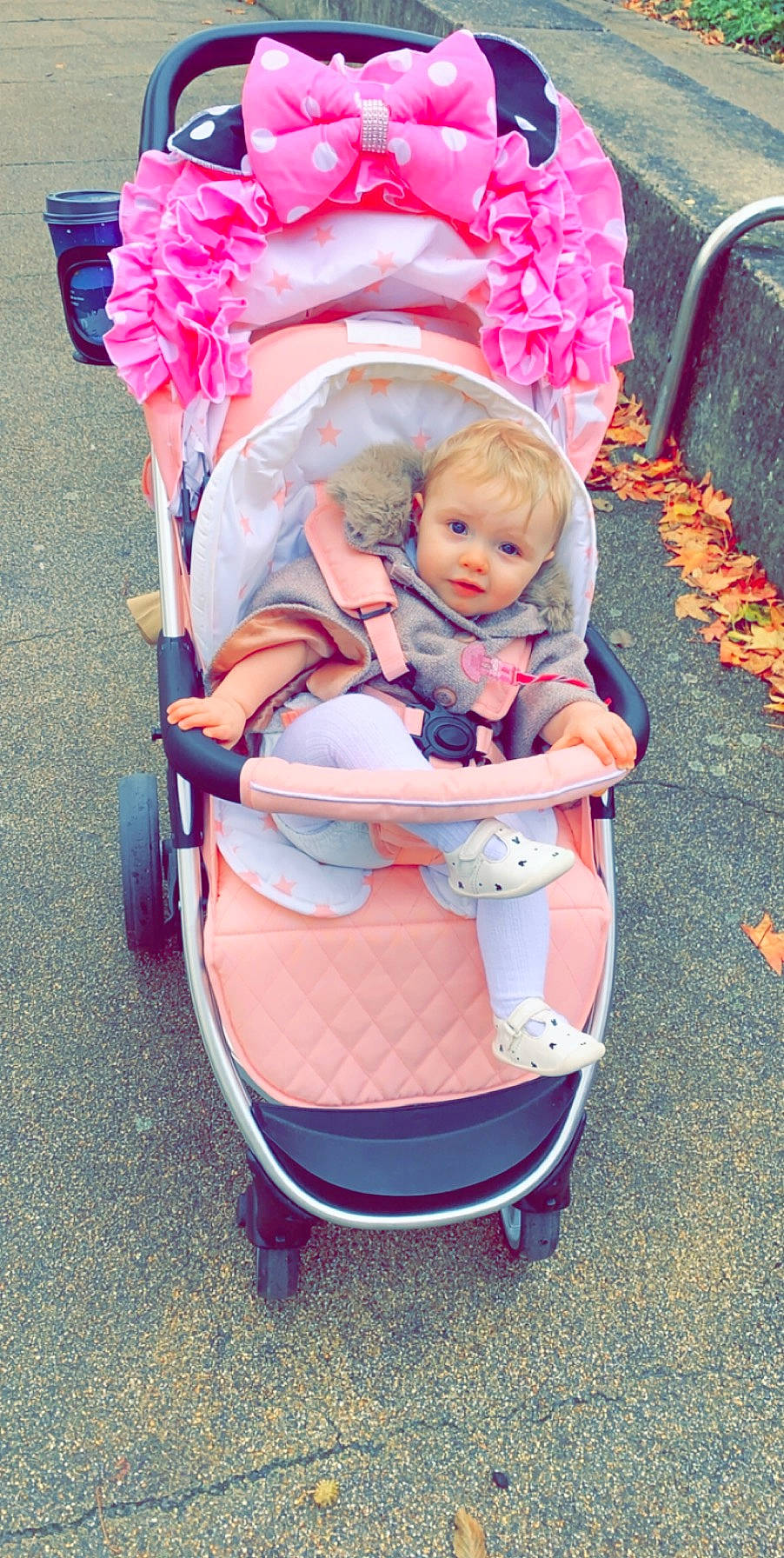 Layla-rose joined the competition — help win amazing prizes! baby, baby_carriage, baby_products, child, person, pink, product, toddler, vehicle