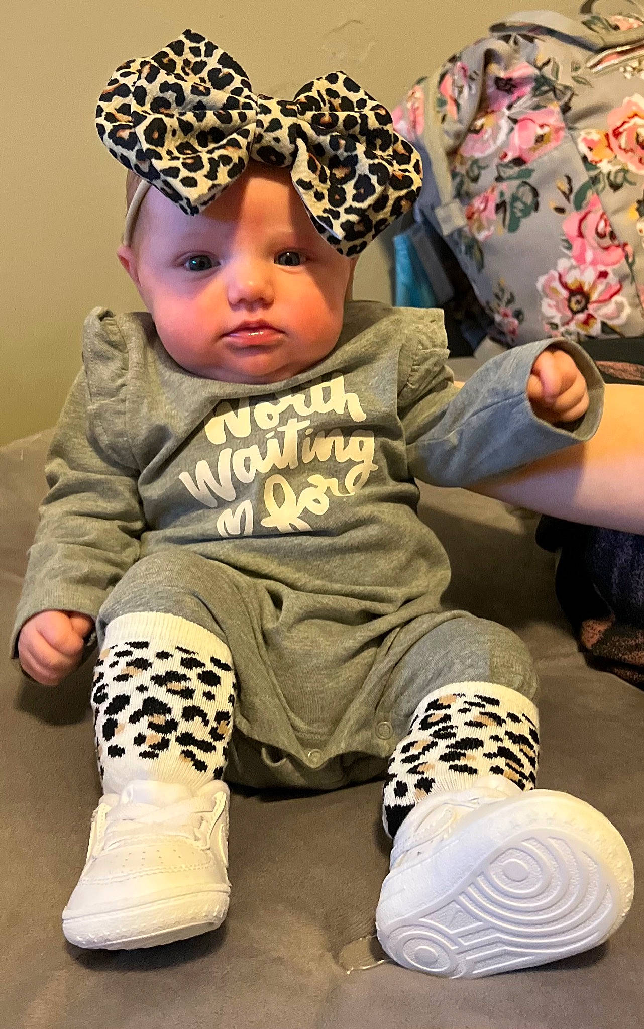 Emberlyn joined the competition — help win amazing prizes! baby, baby_toddler_clothing, cap, cheek, child, comfort, cool, face, fashion_accessory, flooring, happy, headgear, knee, person, personal_protective_equipment, sitting, sleeve, sock, textile, toddler