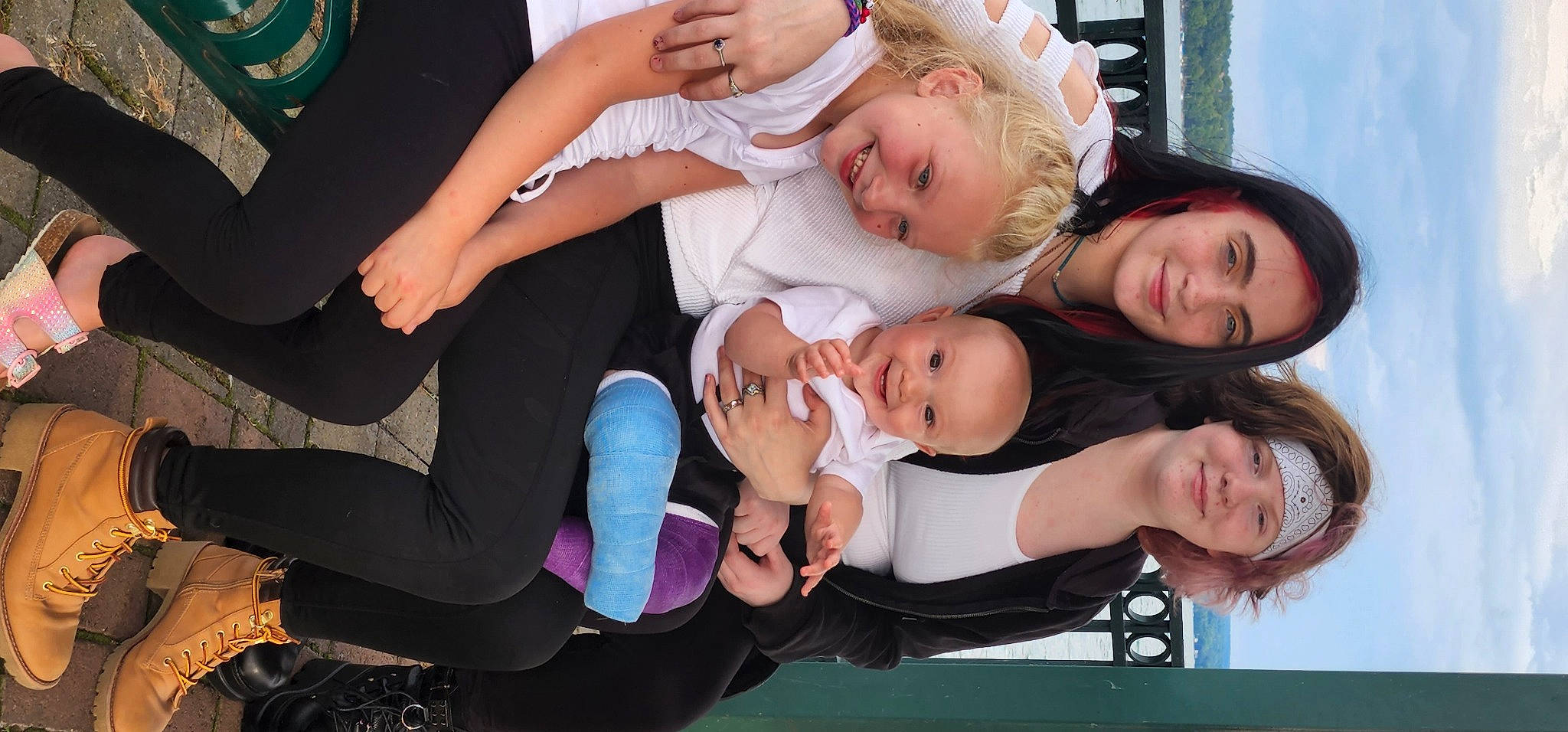 Gennie-lynne is registered to the contest to win money with this photo: arm, baby, baby_toddler_clothing, child, dress, event, eye, face, fun, gesture, hand, happy, head, joy, leisure, person, room, smile, t_shirt, thigh