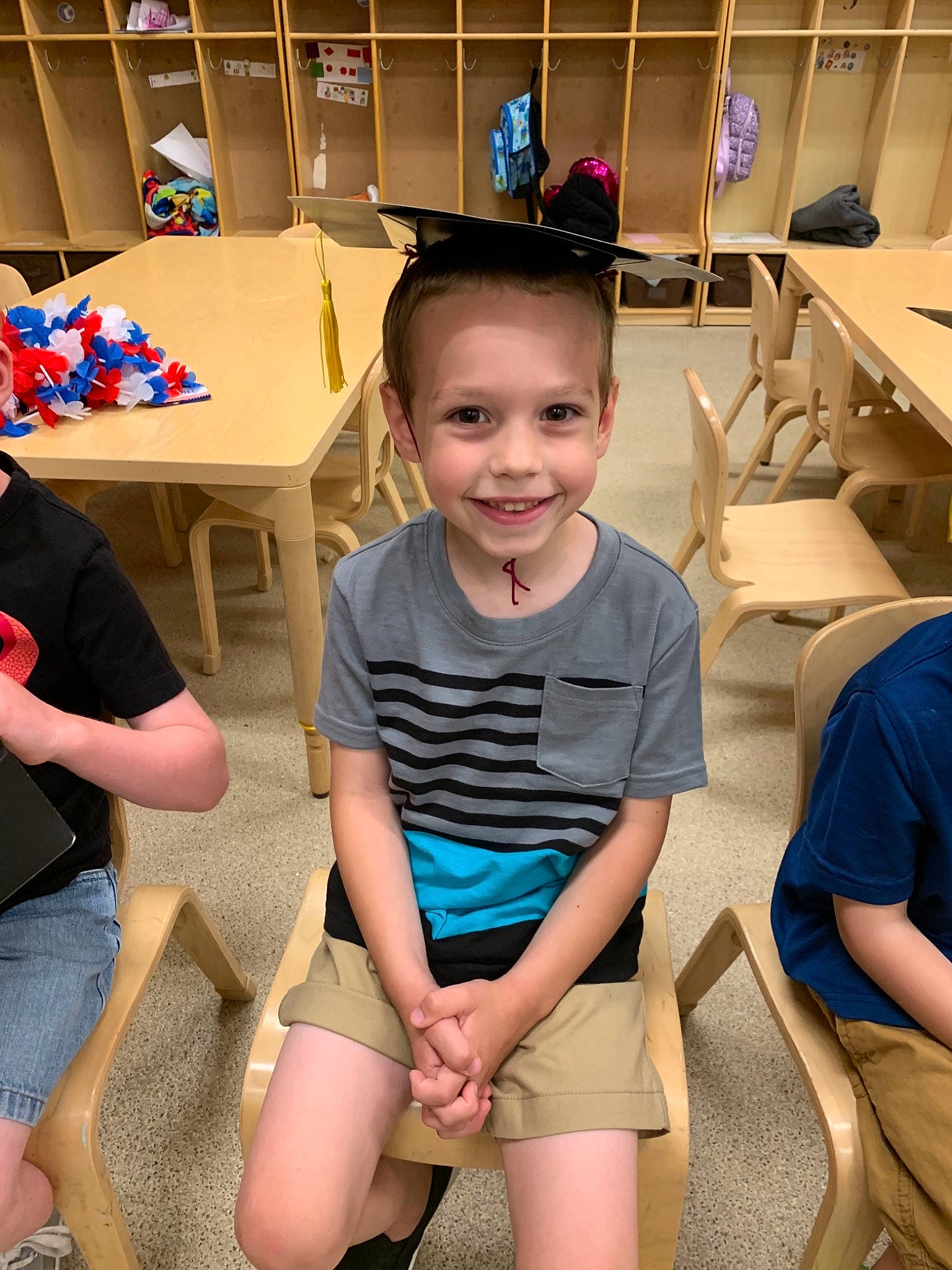 Jaxsen joined the competition — help win amazing prizes! child, fun, hand, human_body, joy, kindergarten, leg, leisure, party, person, play, room, shorts, sitting, smile, summer, t_shirt, thigh, toddler, vacation