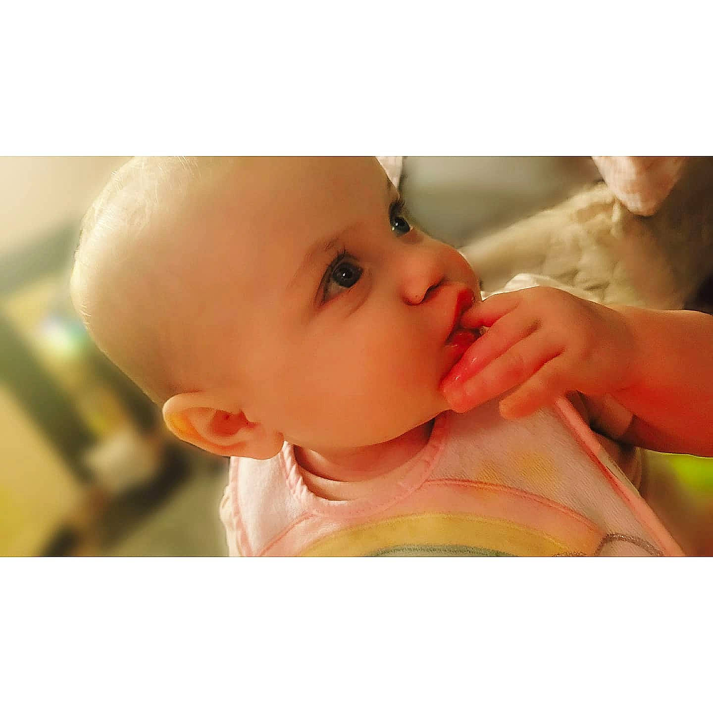 Parker is registered to the contest to win money with this photo: baby, baby_products, baby_toddler_clothing, bathing, cheek, chest, child, ear, eye, eyelash, fashion_accessory, gesture, happy, jaw, lip, nail, nose, person, sleeve, thumb