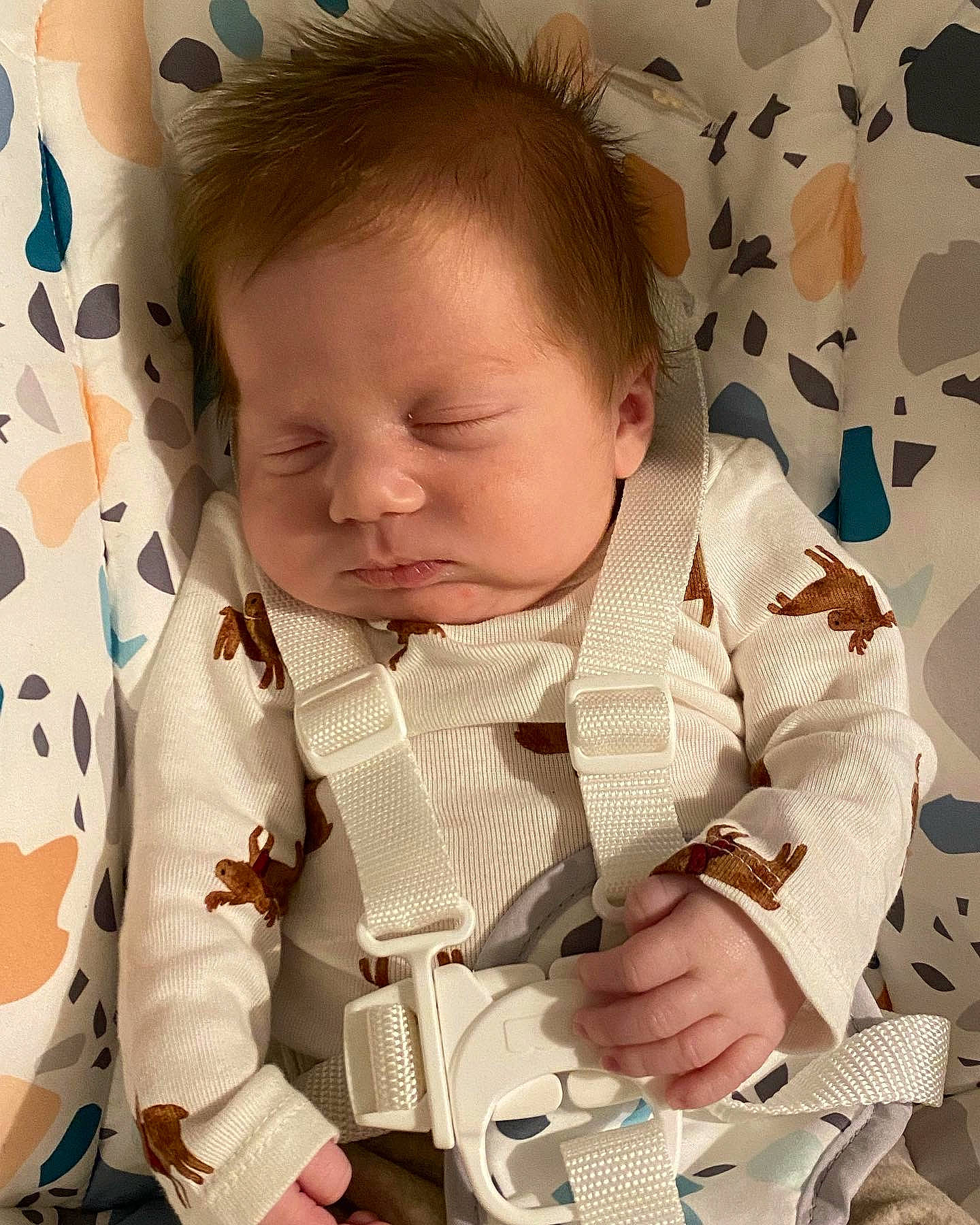 Caleb joined the competition — help win amazing prizes! baby, baby_toddler_clothing, cheek, collar, comfort, dress_shirt, eye, facial_expression, finger, head, iris, linens, mouth, nose, organ, people, person, product, skin, sleeve