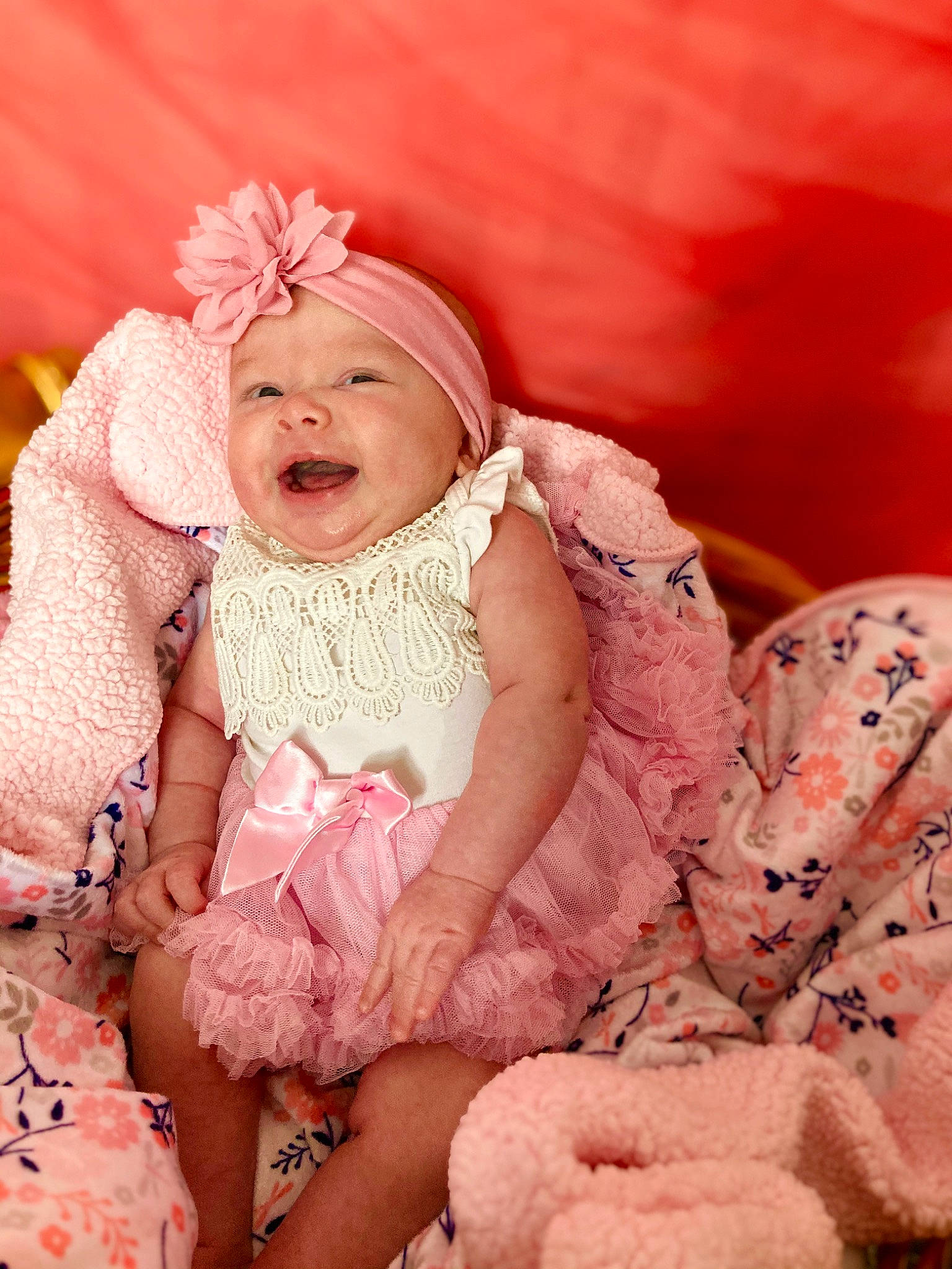 Katarina is registered to the contest to win money with this photo: baby, beauty, cheek, child, child_model, eye, face, facial_expression, fur, happy, head, headgear, headwear, peach, person, photo_shoot, photograph, photography, pink, skin