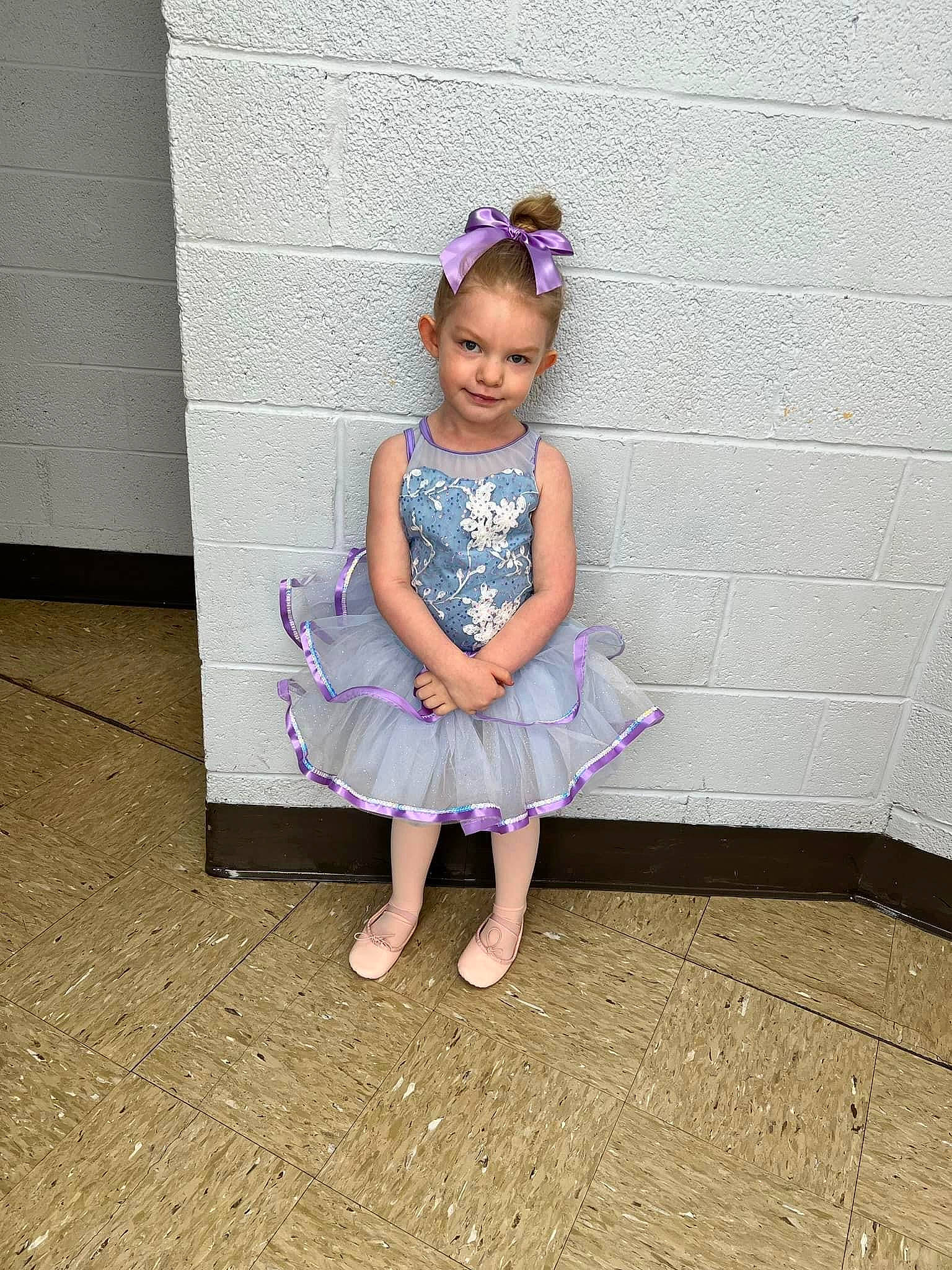 Jayleigh joined the competition — help win amazing prizes! baby_toddler_clothing, child, day_dress, dress, embellishment, fashion_accessory, flooring, fun, grass, happy, human_leg, joy, magenta, one_piece_garment, pattern, person, pink, purple, sleeve, smile