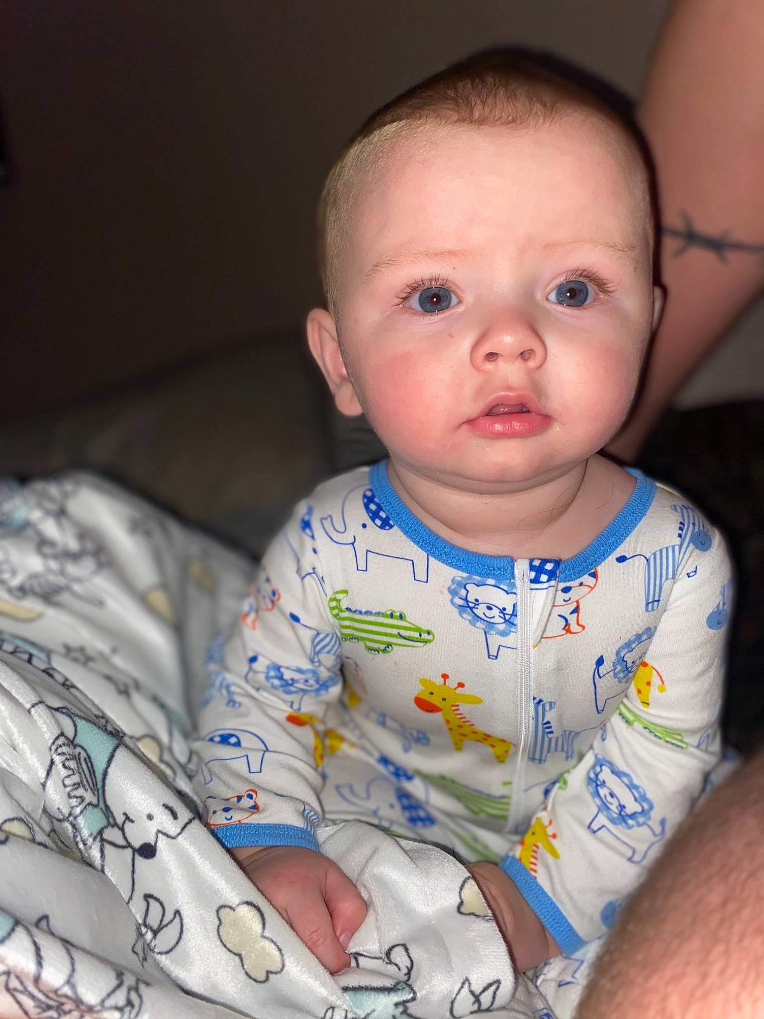 Weston joined the competition — help win amazing prizes! baby, baby_toddler_clothing, cheek, chin, collar, comfort, eye, eyebrow, fun, hairstyle, happy, head, iris, lip, mouth, nose, person, skin, sleeve, t_shirt