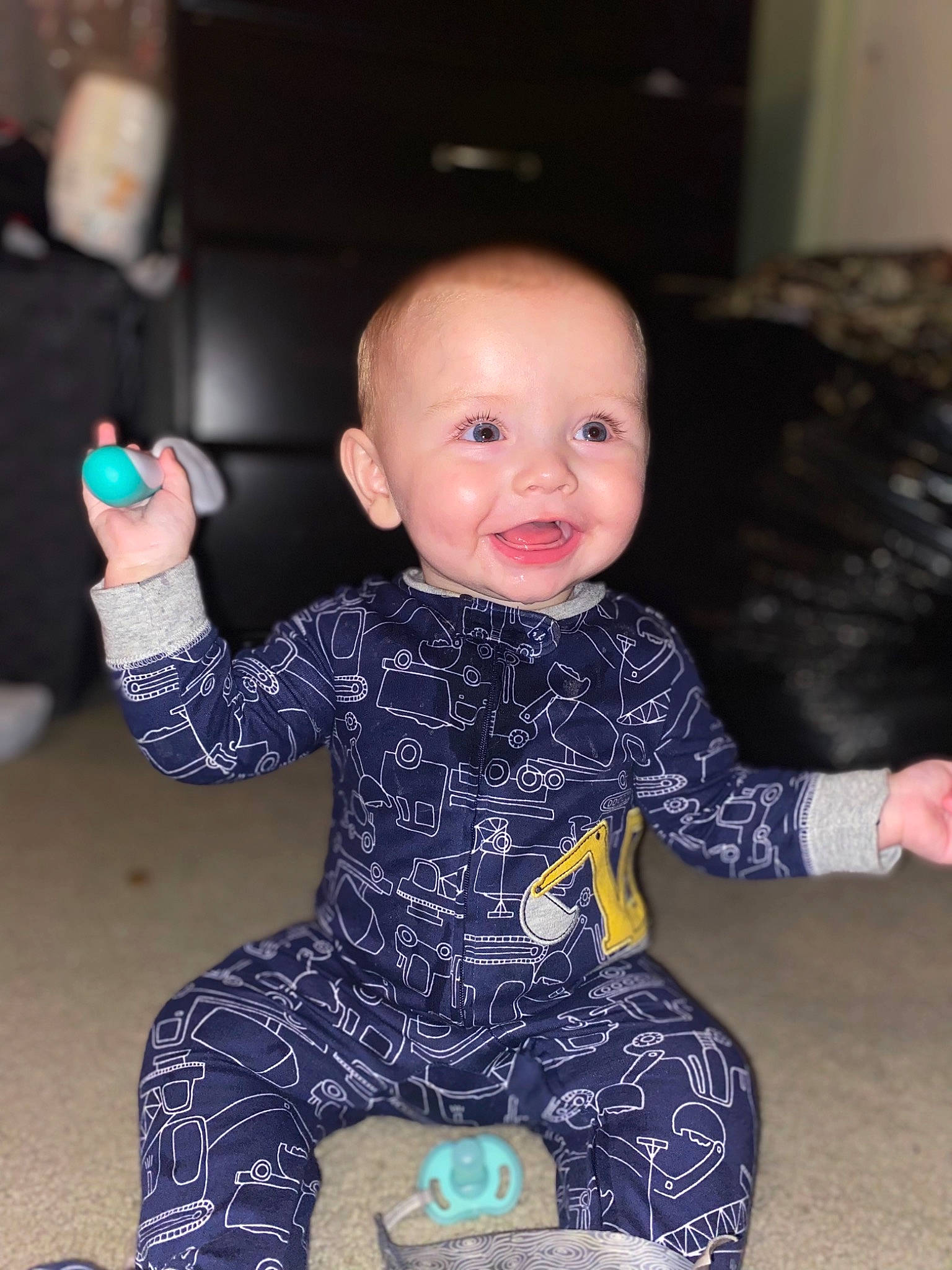 Weston joined the competition — help win amazing prizes! arm, baby_toddler_clothing, cheek, chin, facial_expression, finger, fun, gesture, hairstyle, hand, happy, head, human_body, iris, joy, organ, person, skin, sleeve, smile
