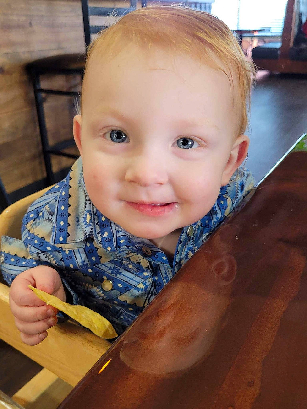 Jasper is registered to the contest to win money with this photo: baby, cheek, child, chin, eye, eyebrow, flooring, fun, hair, happy, head, iris, joy, nose, person, sitting, skin, smile, television, thumb