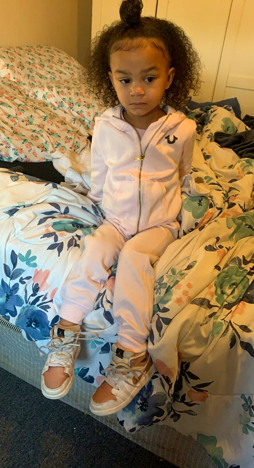 Janelle joined the competition — help win amazing prizes! child, cool, leg, person, sitting, smile, toddler