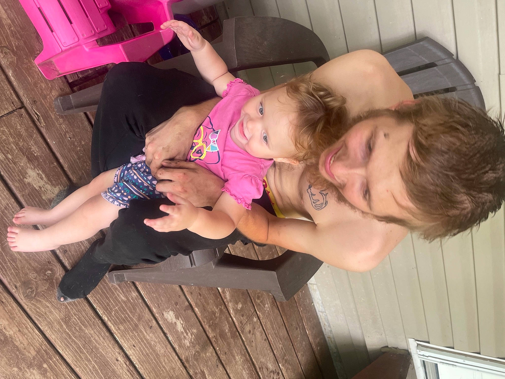 Lacey joined the competition — help win amazing prizes! baby, baby_toddler_clothing, barefoot, child, comfort, face, flooring, foot, fun, happy, hardwood, human_leg, leg, leisure, person, pink, skin, thigh, toddler, trunk