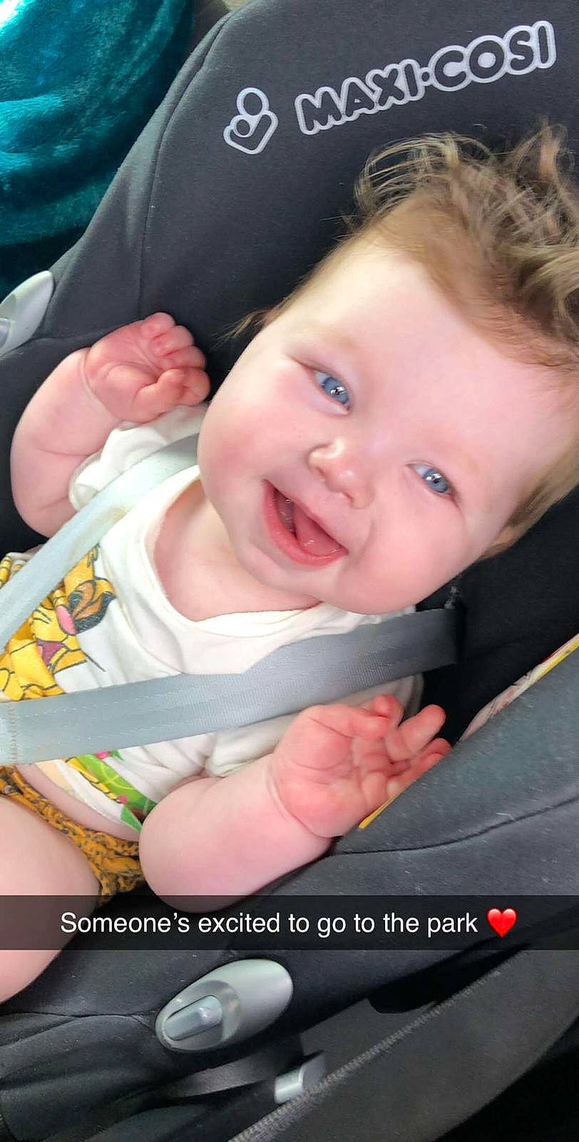 Lara joined the competition — help win amazing prizes! baby, baby_carriage, baby_in_car_seat, baby_products, car_seat, cheek, child, finger, nose, person, product, skin, smile, toddler