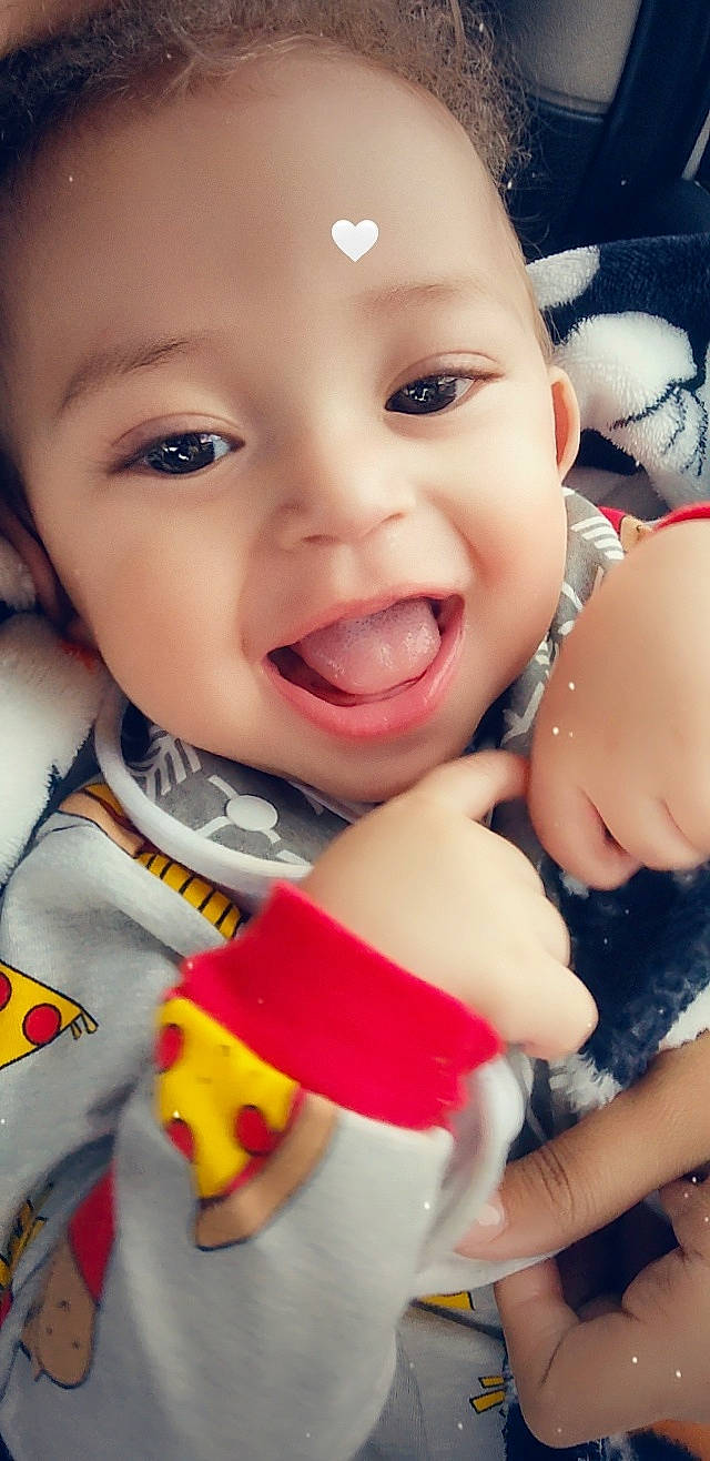 Tray joined the competition — help win amazing prizes! baby, baby_laughing, baby_toddler_clothing, cheek, child, chin, eyelash, finger, gesture, happy, lip, mouth, nail, nose, person, pink, skin, smile, thumb, toddler