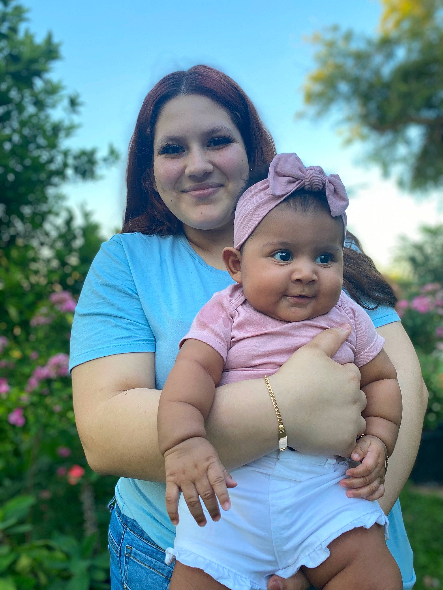 Esperanza joined the competition — help win amazing prizes! abdomen, baby, child, family, grass, happy, headwear, hug, joy, people, person, skin, smile, stomach, toddler, trunk