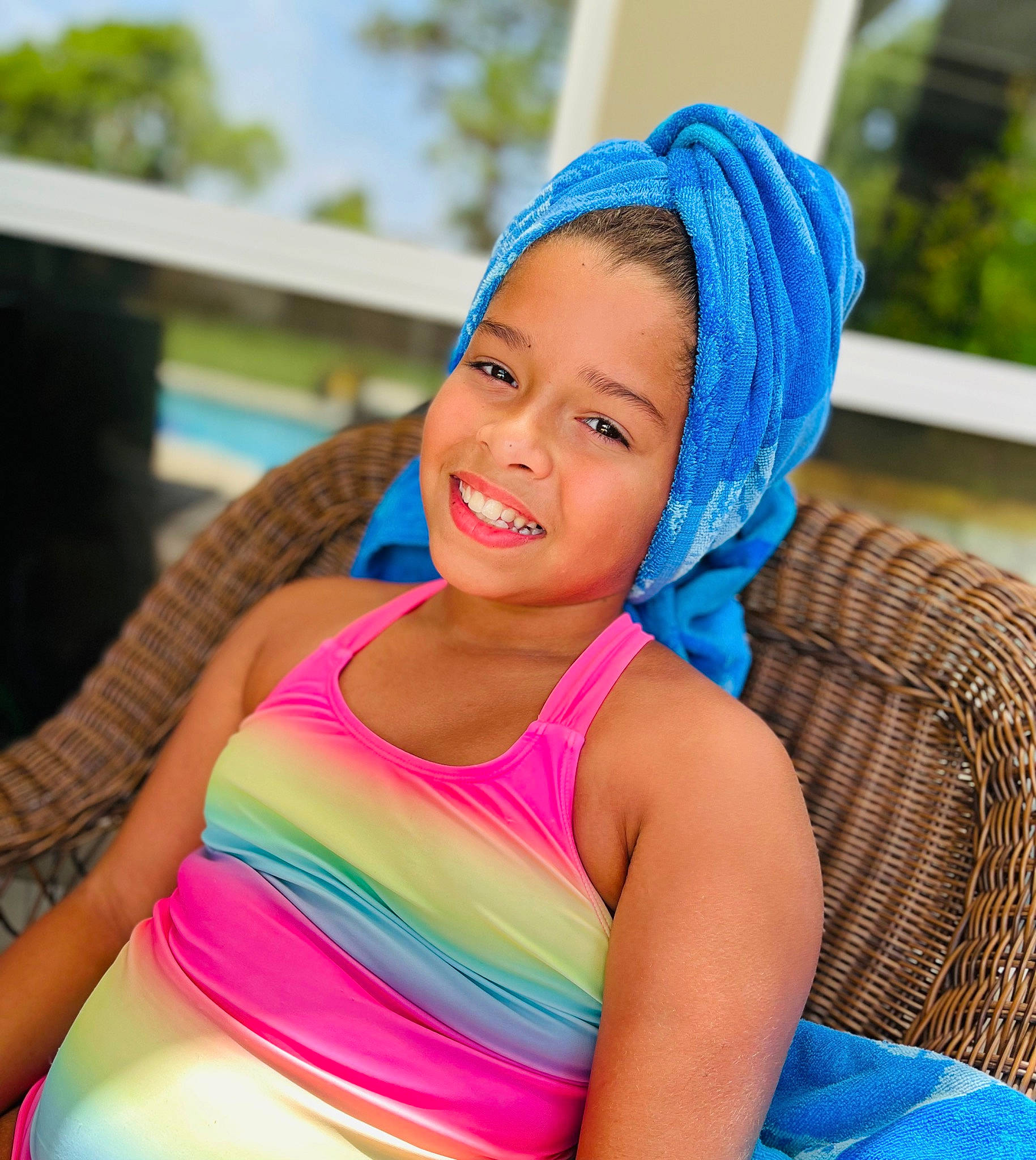 Makiah joined the competition — help win amazing prizes! arm, beauty, blue, chest, child, cool, electric_blue, eye, fun, happy, joy, leisure, magenta, muscle, neck, person, recreation, shoulder, skin, smile