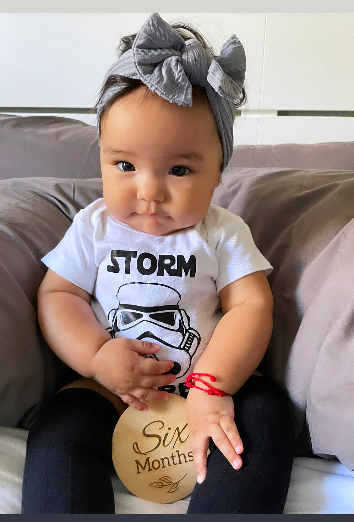 Chloe Vanessa joined the competition — help win amazing prizes! baby, baby_toddler_clothing, cap, cheek, child, comfort, elbow, flash_photography, fun, happy, headwear, human_leg, knee, mammal, person, sitting, sleeve, smile, t_shirt, thigh