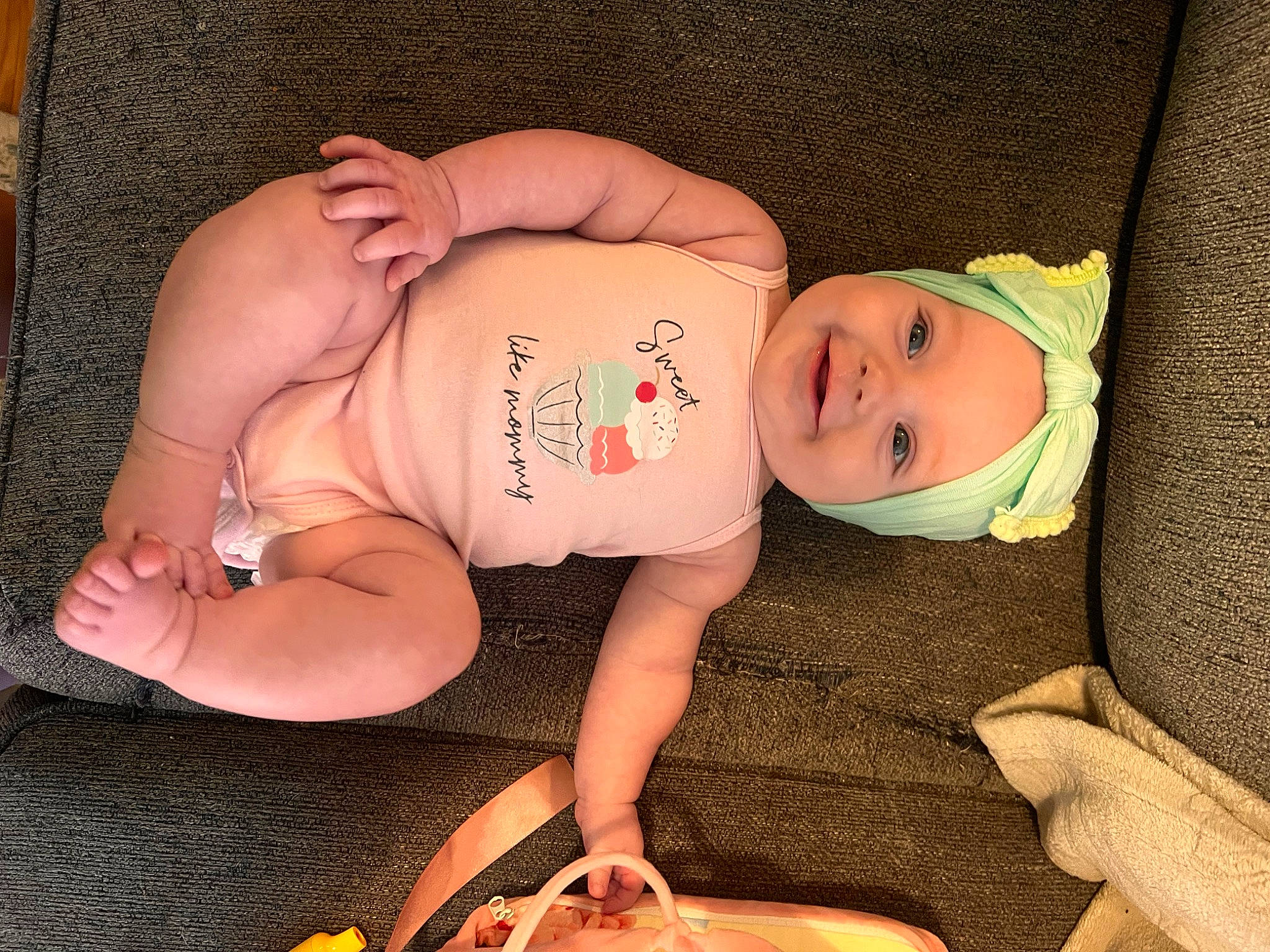 Wrenly joined the competition — help win amazing prizes! abdomen, baby, baby_toddler_clothing, child, comfort, elbow, eye, finger, hat, headwear, human_body, joint, joy, knee, mouth, orange, person, skin, stomach, textile