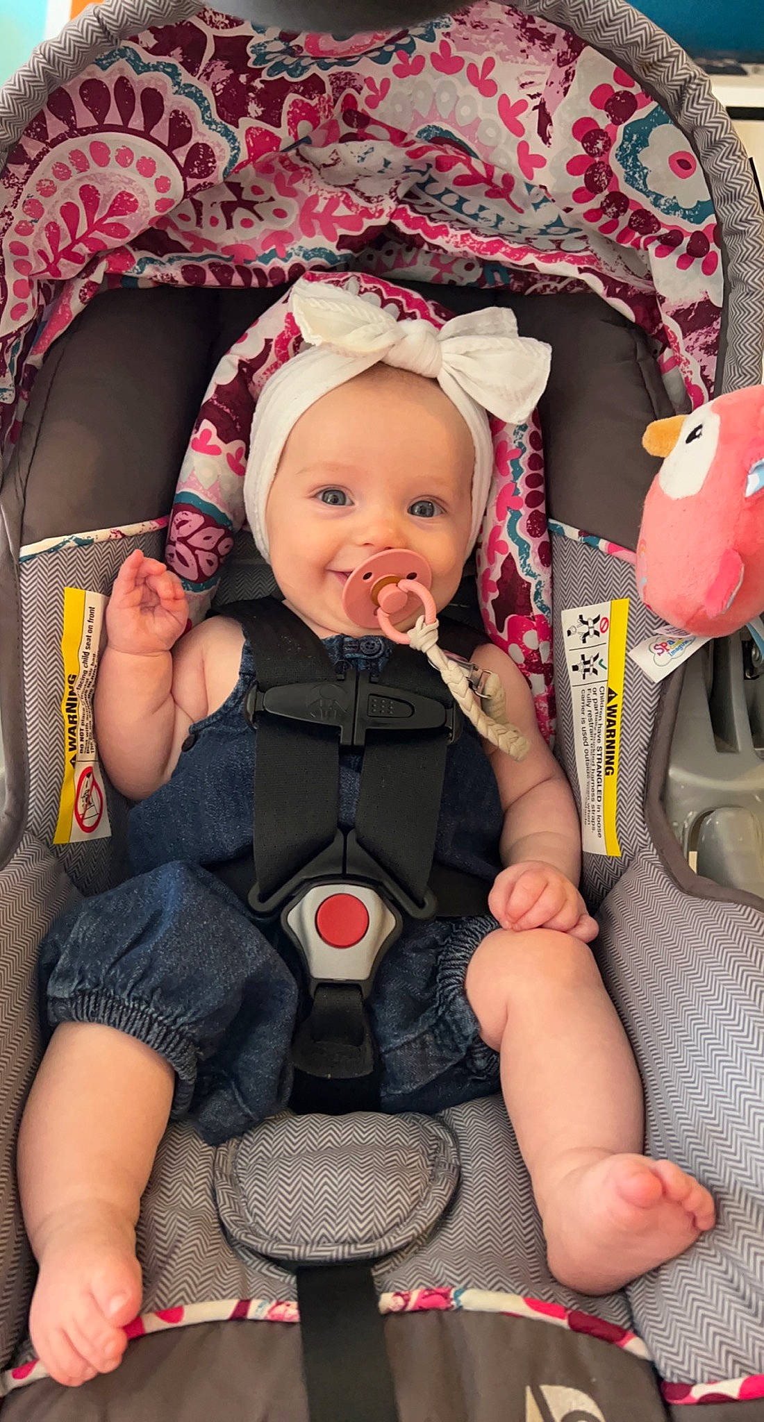 Wrenly joined the competition — help win amazing prizes! auto_part, baby, baby_carriage, baby_products, baby_toddler_clothing, car_seat, child, comfort, eye, fun, happy, lap, leg, person, pink, product, sitting, skin, smile, thigh
