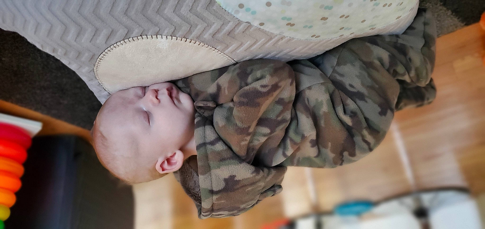 Kye joined the competition — help win amazing prizes! baby, baby_products, baby_toddler_clothing, camouflage, child, comfort, eye, head, headgear, leaf, linens, military_camouflage, pattern, person, skin, sleep, sleeve, textile, toddler, tree