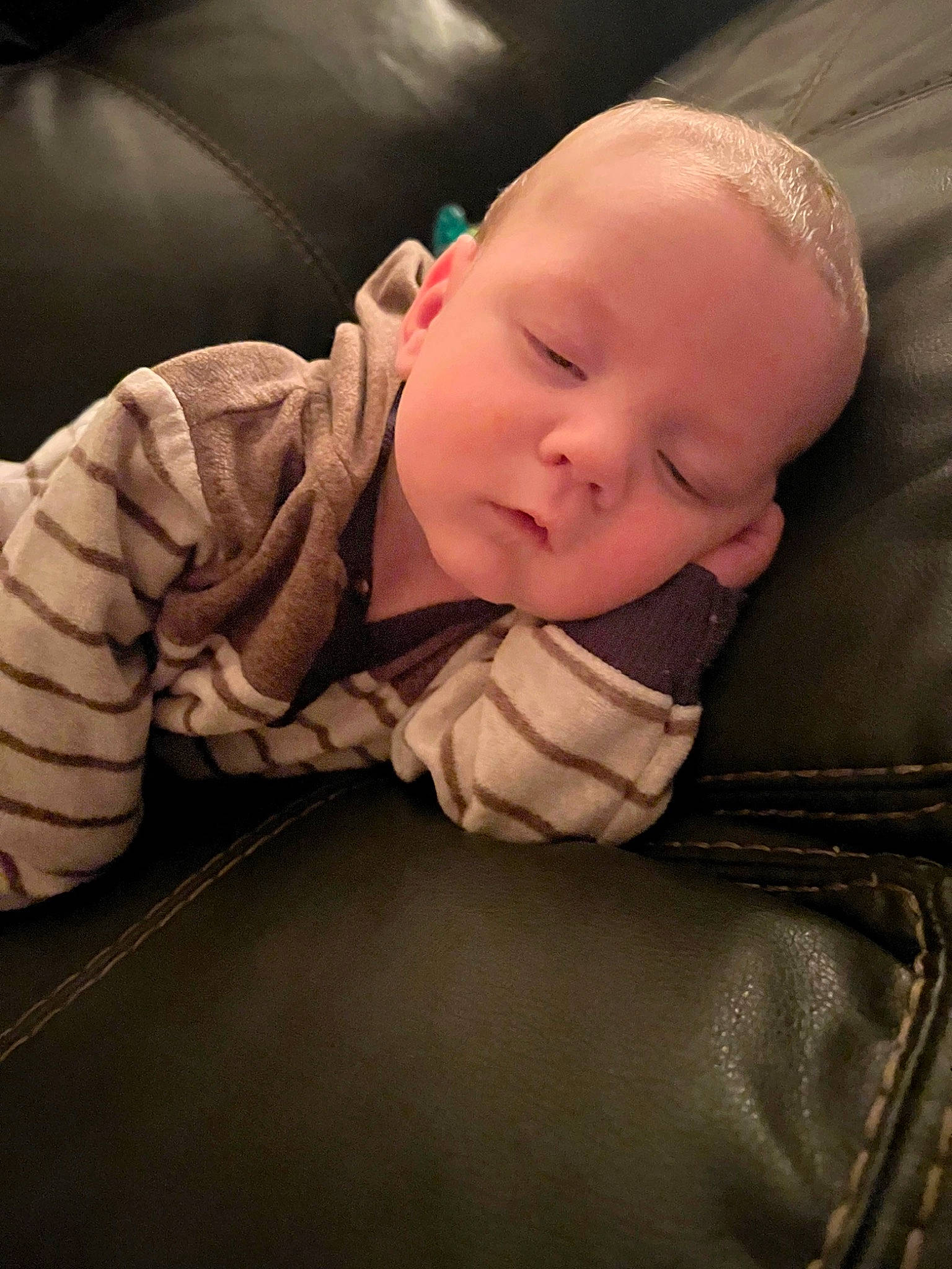 Wyatt joined the competition — help win amazing prizes! baby, baby_sleeping, baby_toddler_clothing, bedtime, carmine, cheek, child, comfort, darkness, eye, flash_photography, iris, linens, nap, person, room, sitting, sleep, sleeve, toddler