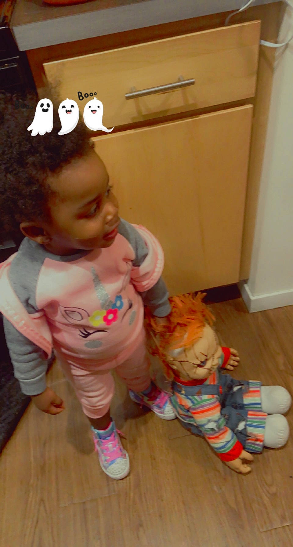 Devonna joined the competition — help win amazing prizes! baby, baby_toddler_clothing, cabinetry, cheek, child, floor, flooring, foot, fun, happy, hardwood, leg, nose, person, play, room, skin, thumb, toddler, toy