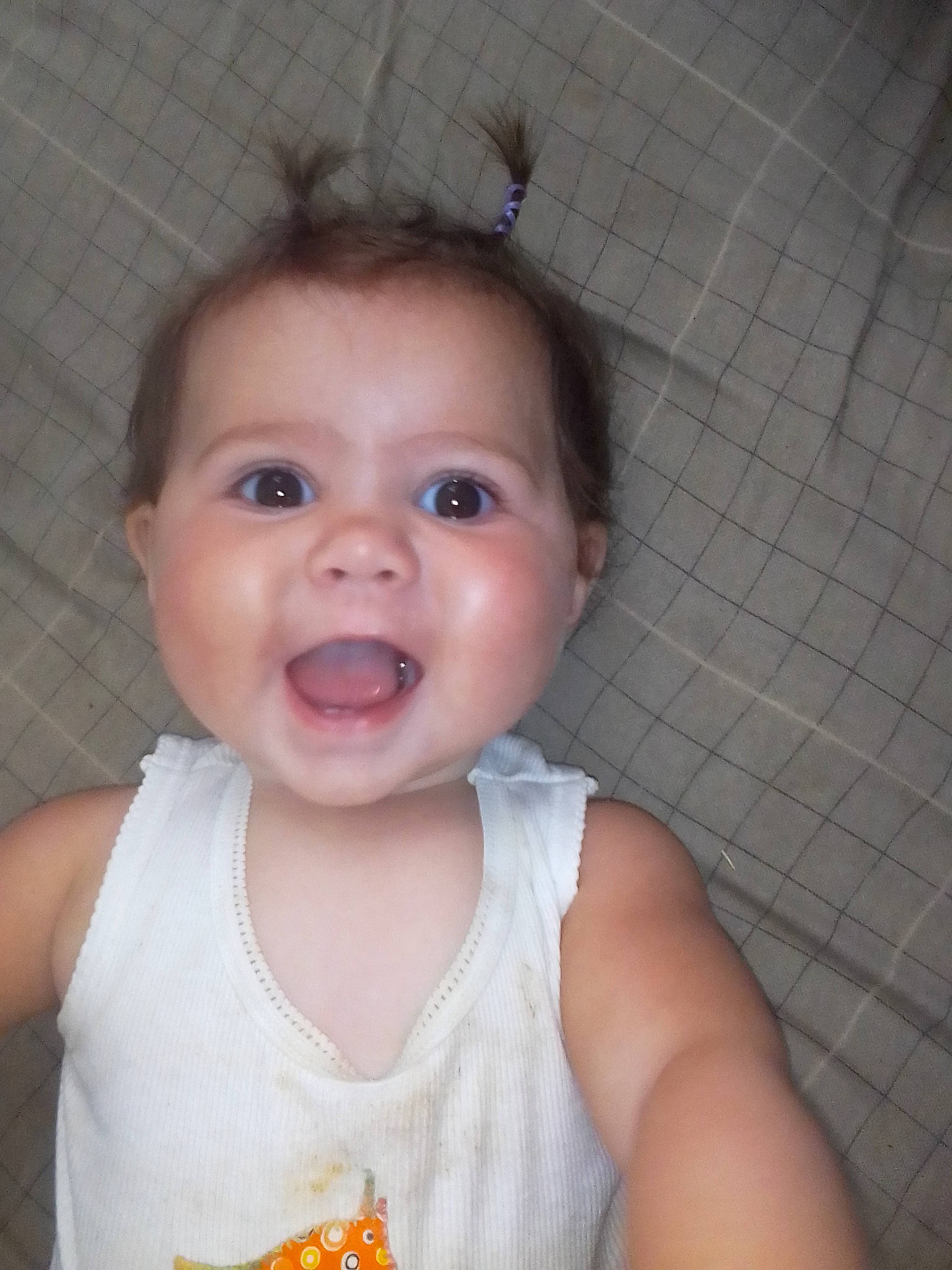 Sianna-marie joined the competition — help win amazing prizes! baby_toddler_clothing, cheek, chin, dress, ear, eye, eyelash, face, forehead, gesture, happy, head, iris, jaw, lip, mouth, nose, organ, person, skin