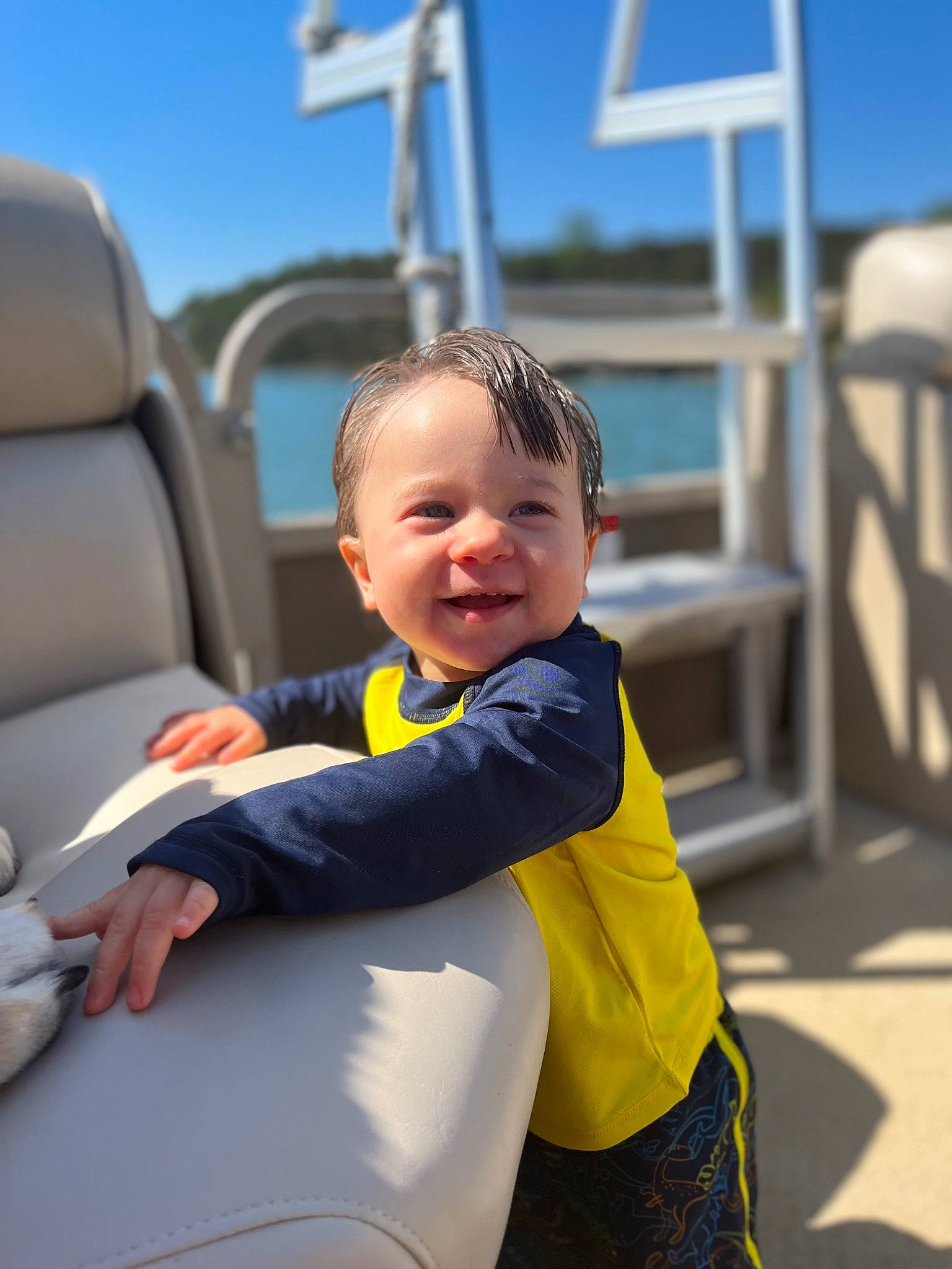 Spencer joined the competition — help win amazing prizes! automotive_design, automotive_exterior, baby, baby_toddler_clothing, car_seat, child, comfort, family_car, fun, happy, leisure, luxury_vehicle, motor_vehicle, person, personal_protective_equipment, recreation, sky, smile, summer, toddler