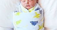 Carson joined the competition — help win amazing prizes! newborn, baby, sleeping, blanket, soft, wrapped, bed, white, pastel_colors, peaceful, infant, cute, child, portrait, indoors, cozy, resting, face, head, sleep