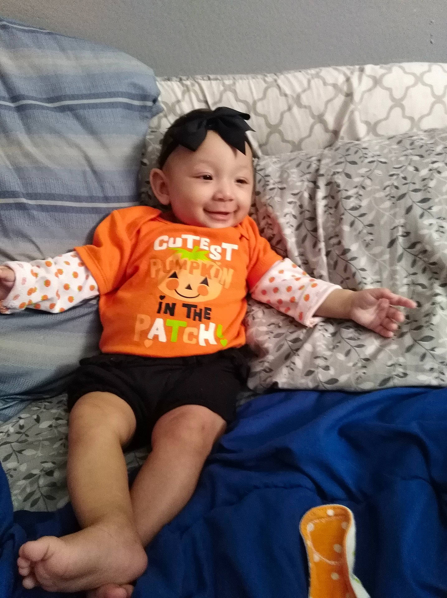 Aubrianna is registered to the contest to win money with this photo: child, day, fun, girl, happiness, infant, joy, leg, person, play, product, sitting, skin, smile, toddler, vacation