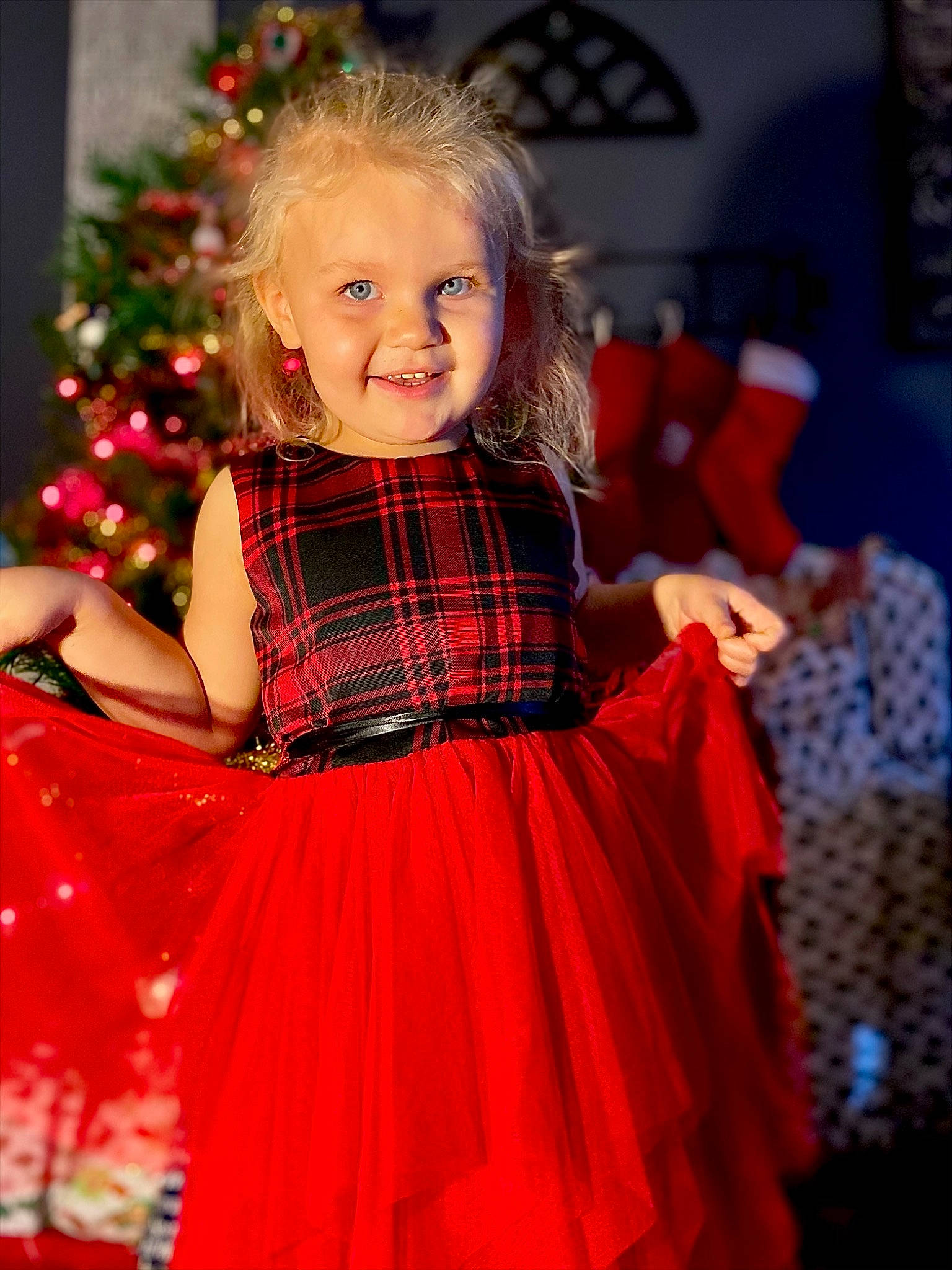 Myaleigh joined the competition — help win amazing prizes! child, day_dress, dress, fashion_design, flash_photography, formal_wear, hair, happy, head, joy, long_hair, one_piece_garment, pattern, person, plaid, skin, sleeve, smile, standing, tartan