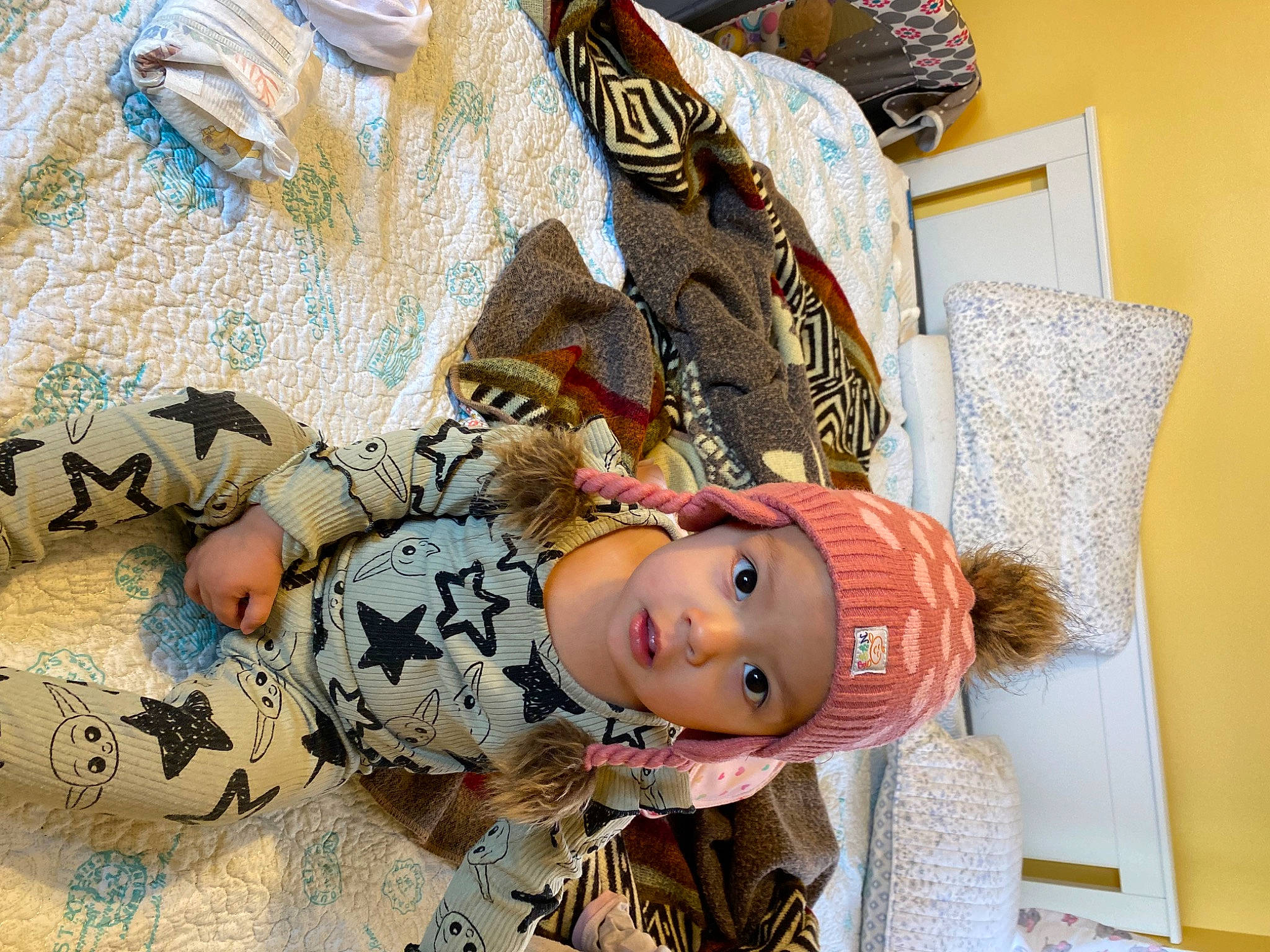 Julia joined the competition — help win amazing prizes! art, child, creative_arts, doll, eyelash, fashion_accessory, fashion_design, figurine, headgear, headwear, linens, pattern, peach, person, room, toy, vintage_clothing, visual_arts, wig