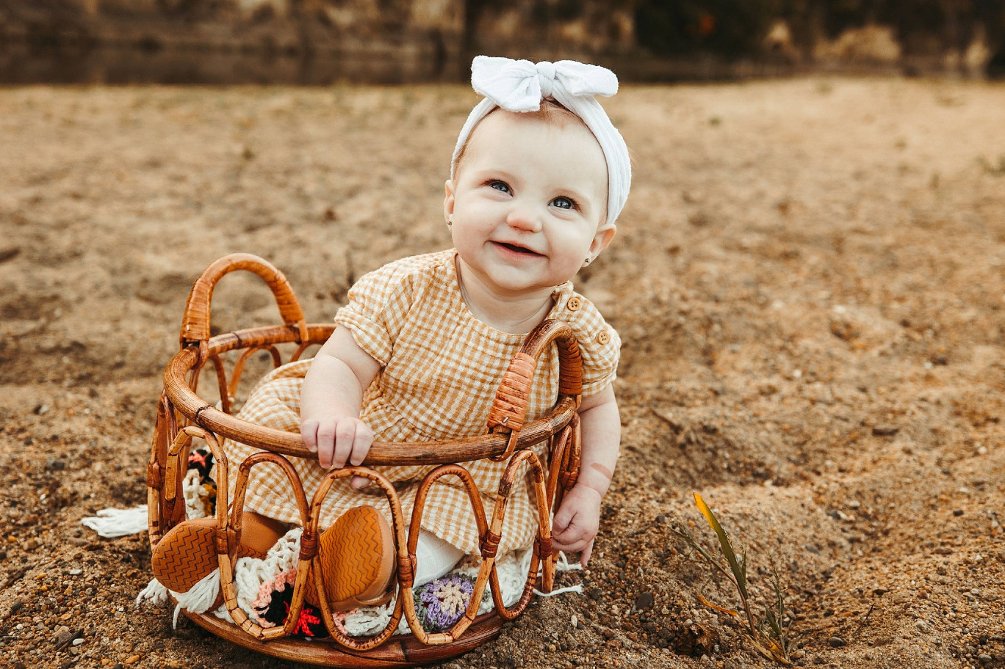 Matilda joined the competition — help win amazing prizes! baby, baby_toddler_clothing, child, dress, eye, flash_photography, fun, grass, happy, head, joy, outerwear, people_in_nature, person, sand, sitting, skin, smile, sunlight, toddler