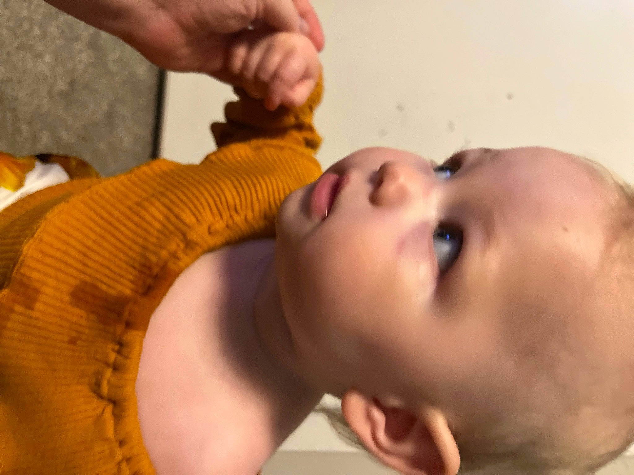 Sophie joined the competition — help win amazing prizes! arm, baby, cheek, ear, eye, eyebrow, eyelash, face, finger, gesture, hair, hand, human_body, iris, joint, lip, mouth, neck, nose, person